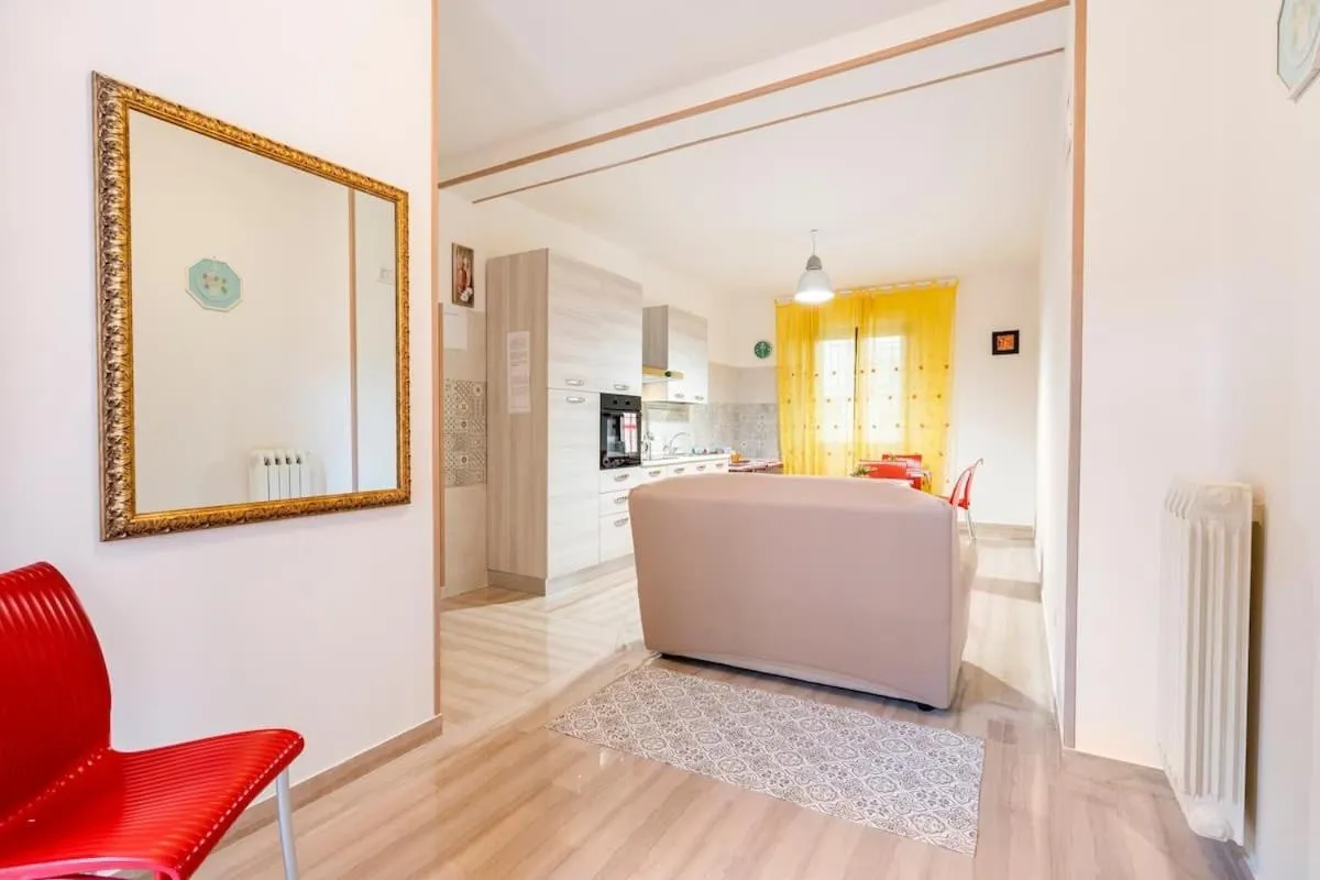 Kitchen or kitchenette, Bed in Muccino B&B