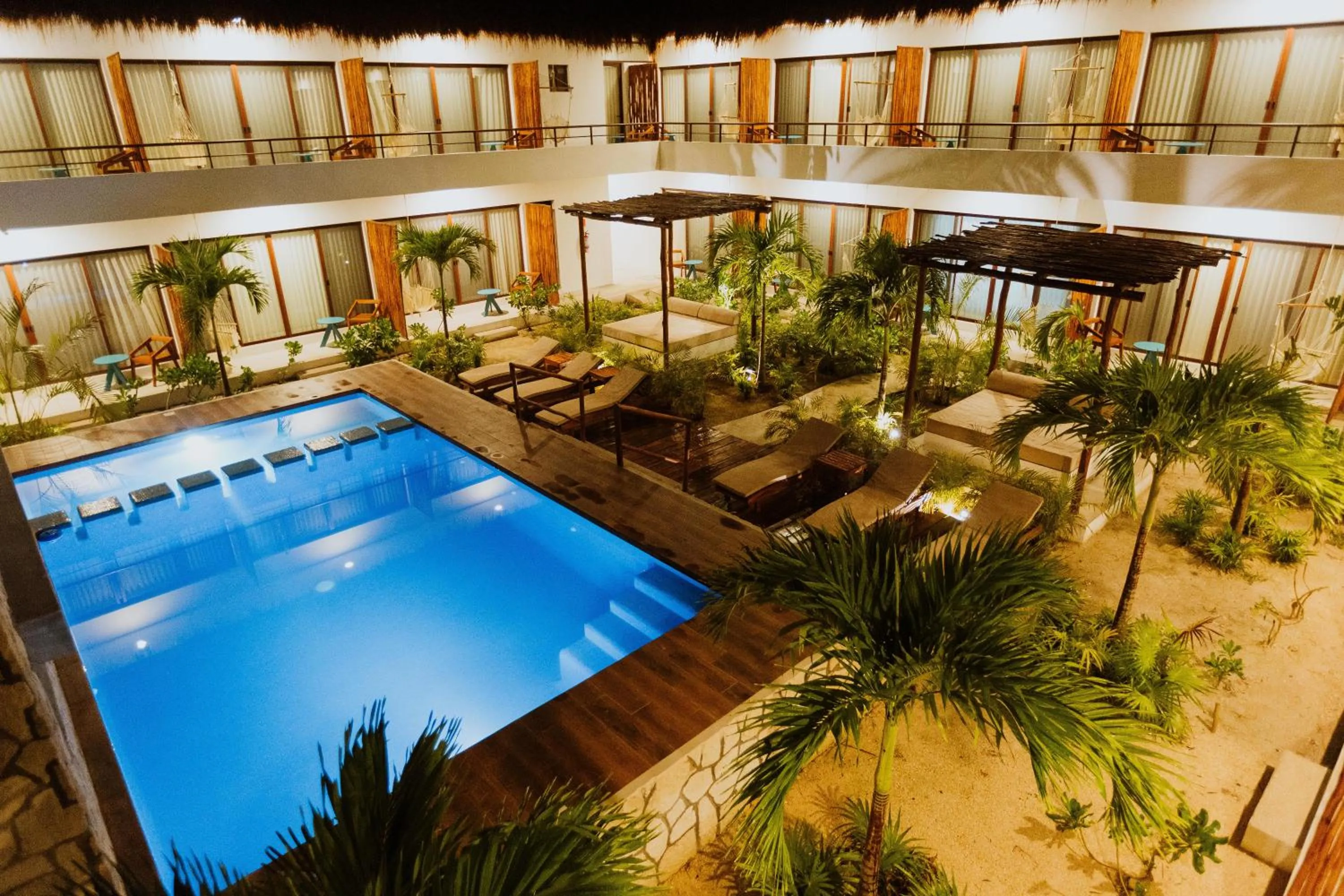 Swimming pool in Hotel Boutique Naj Casa Holbox