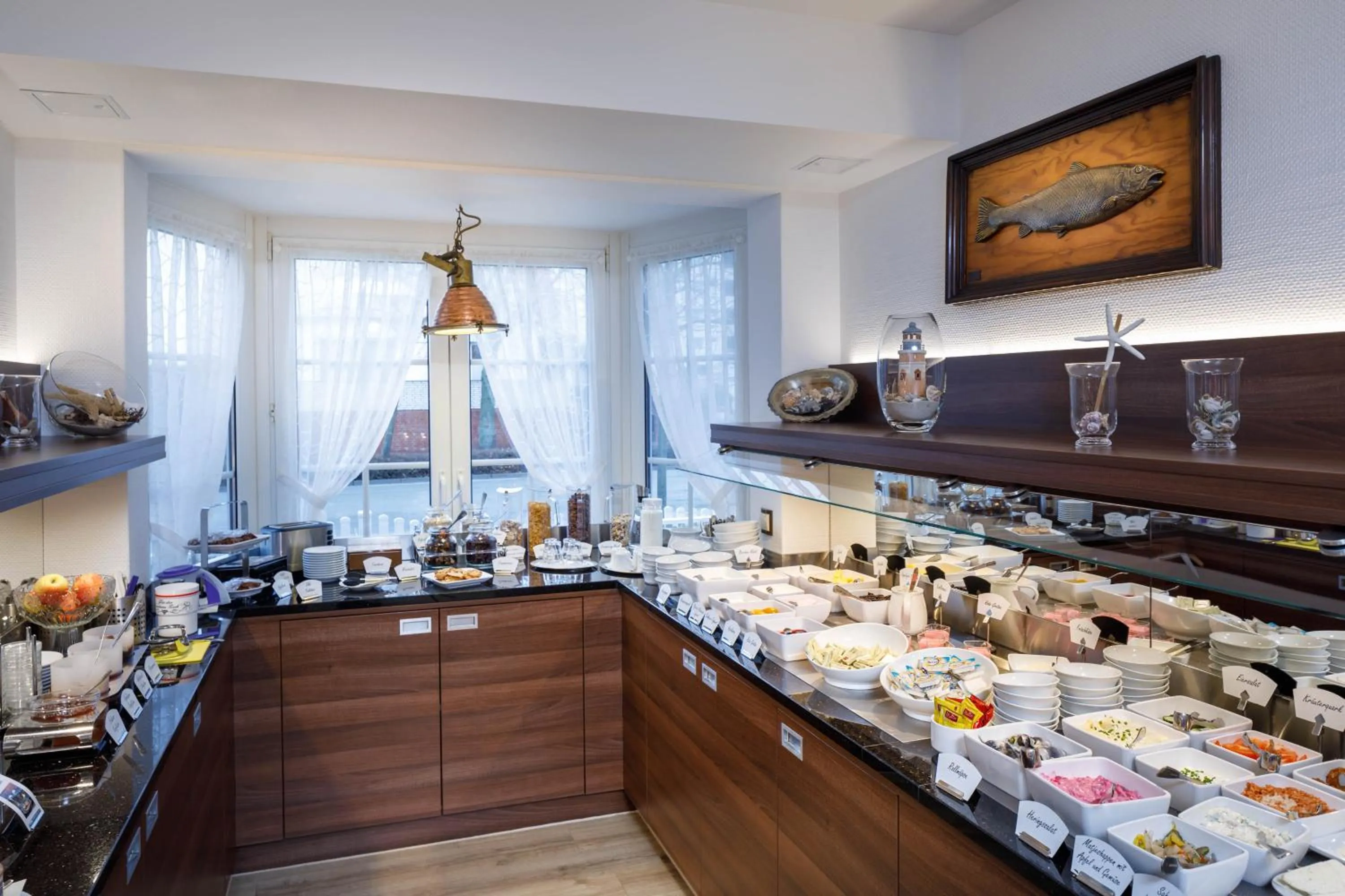 Decorative detail in Hotel Seeschwalbe