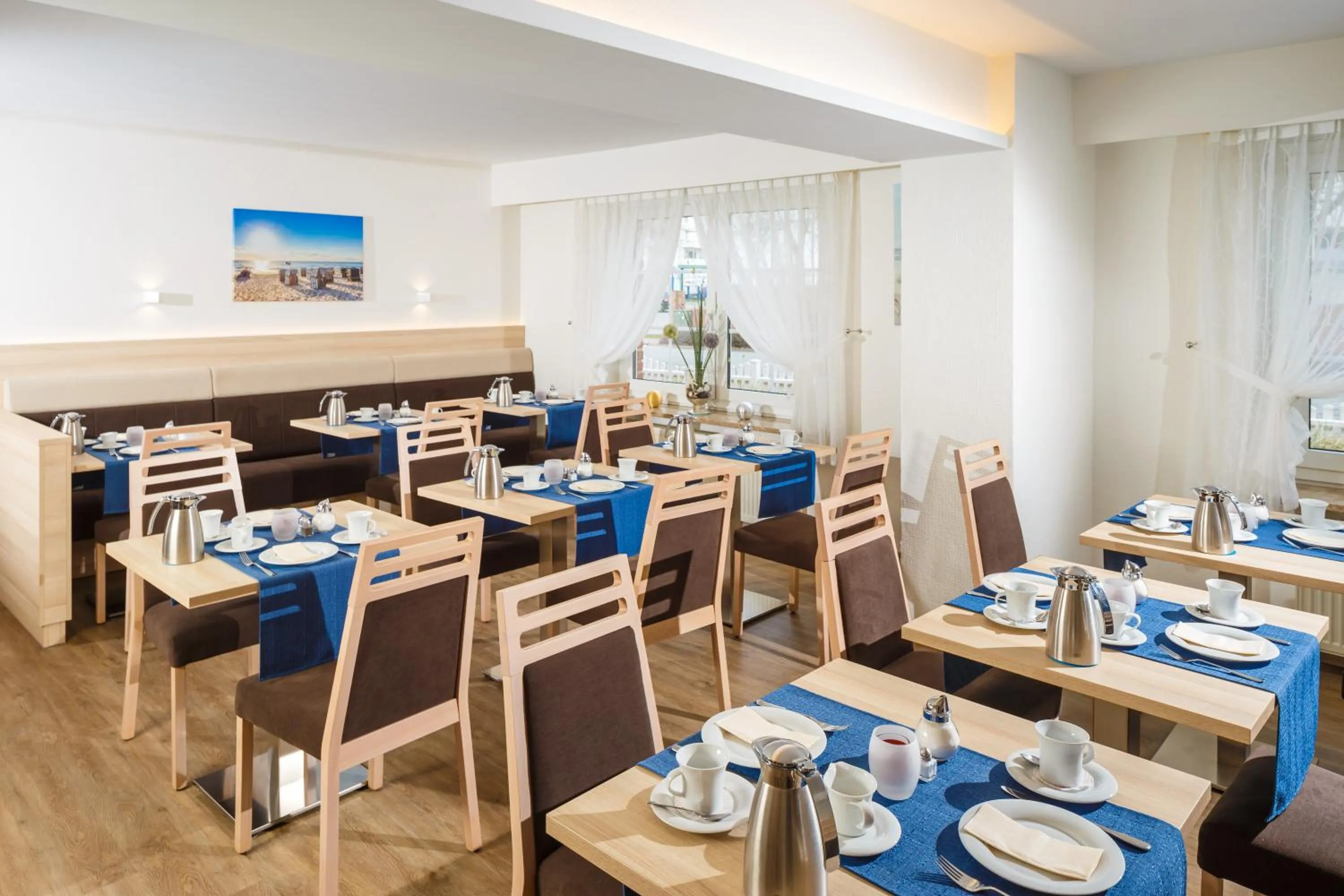 Dining area in Hotel Seeschwalbe