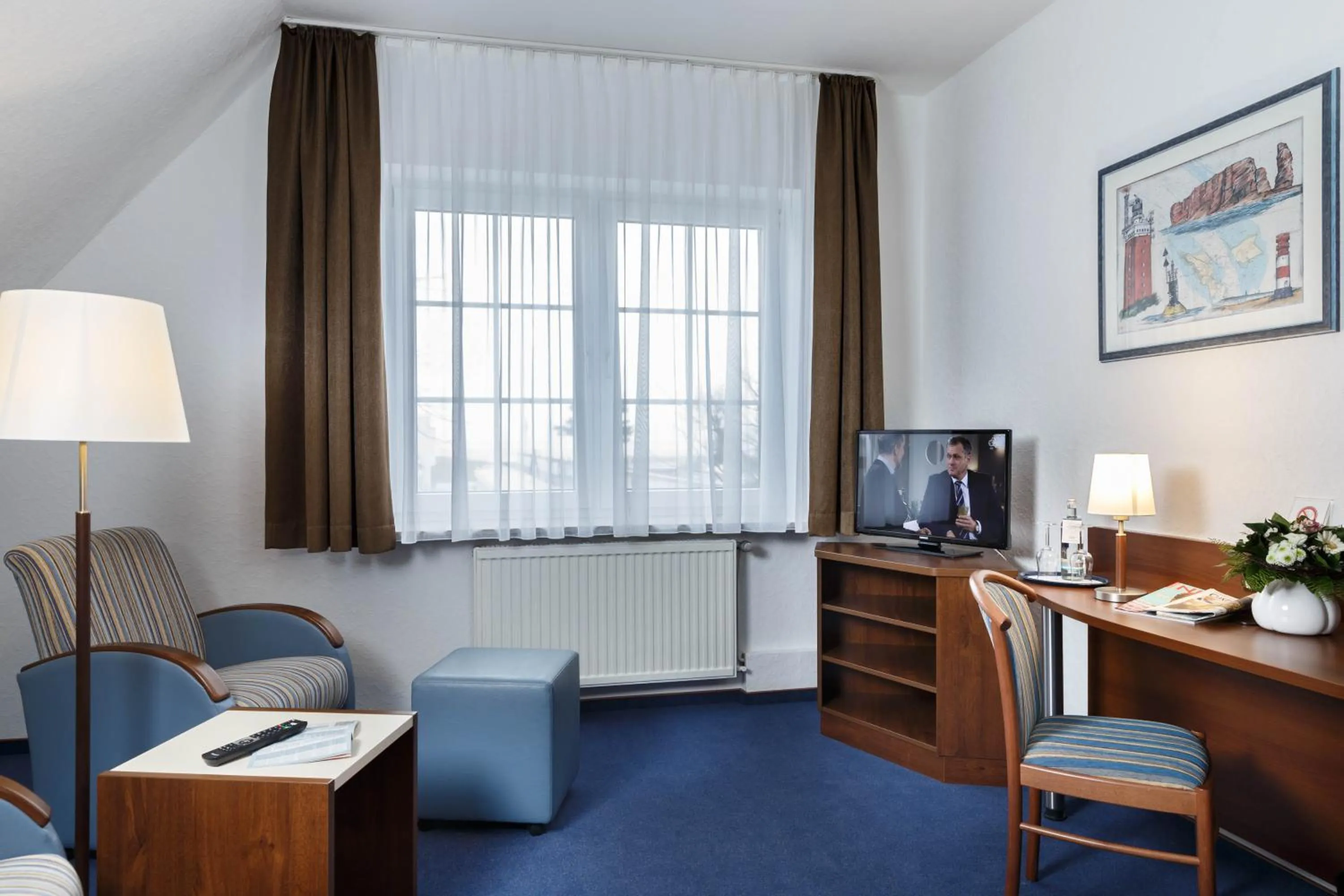 Living room in Hotel Seeschwalbe