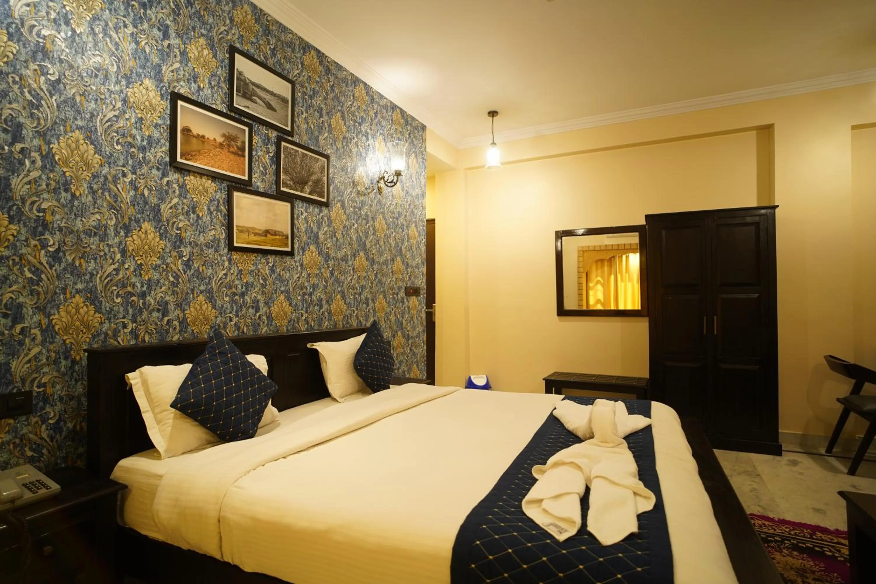 Bed in Hotel Vasshifa Palace