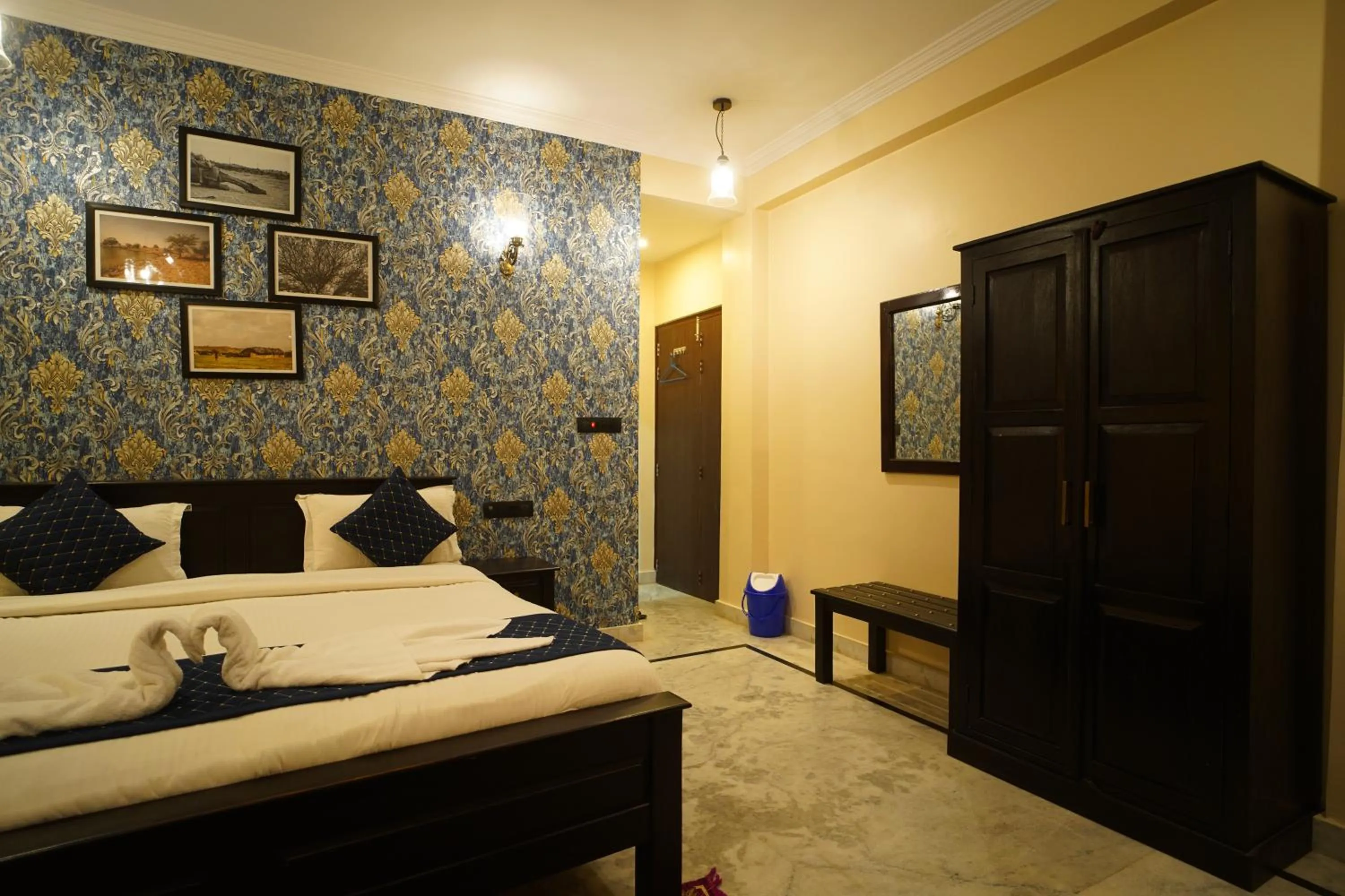 Bed in Hotel Vasshifa Palace