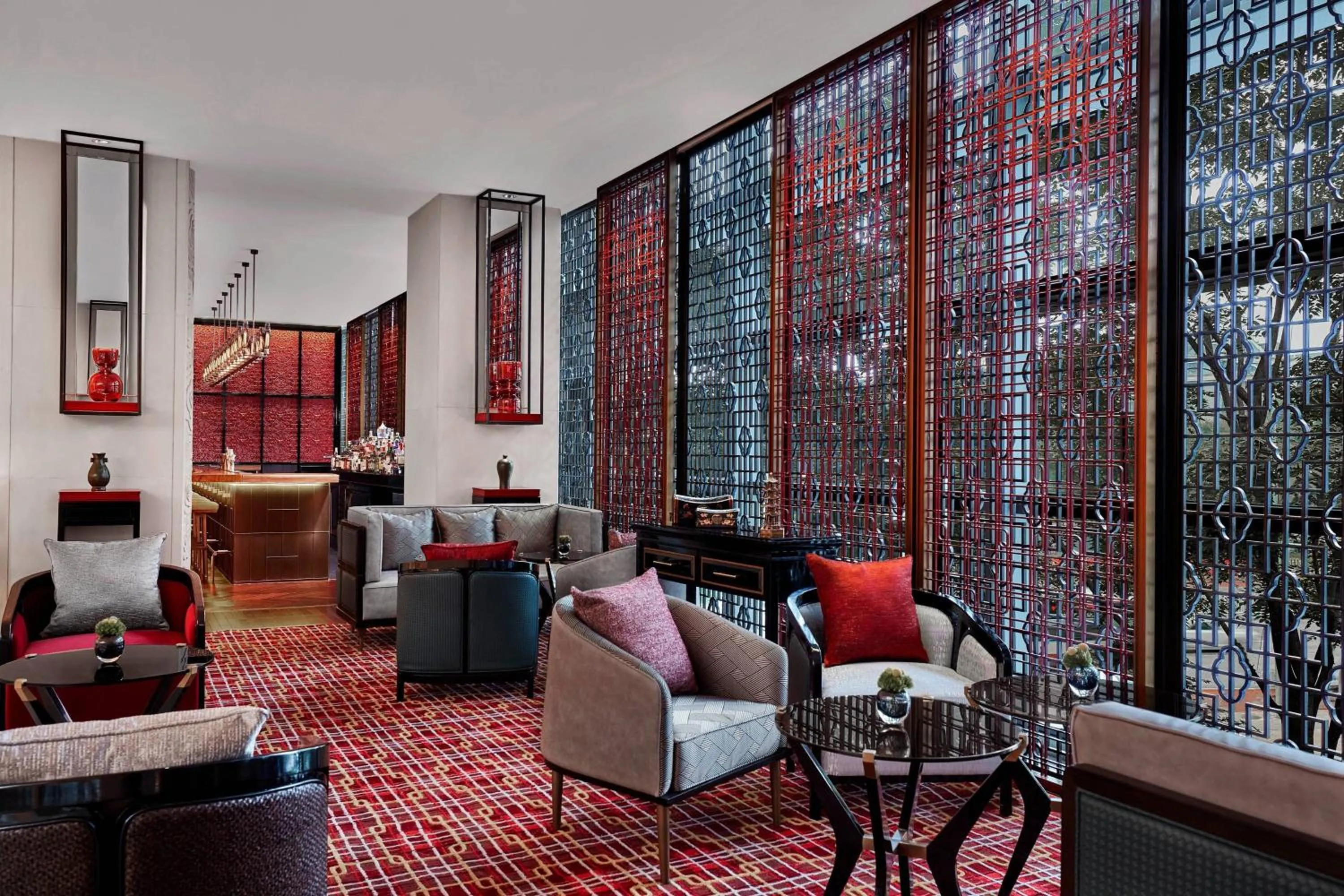 Lounge or bar in The Ritz-Carlton Beijing, Financial Street
