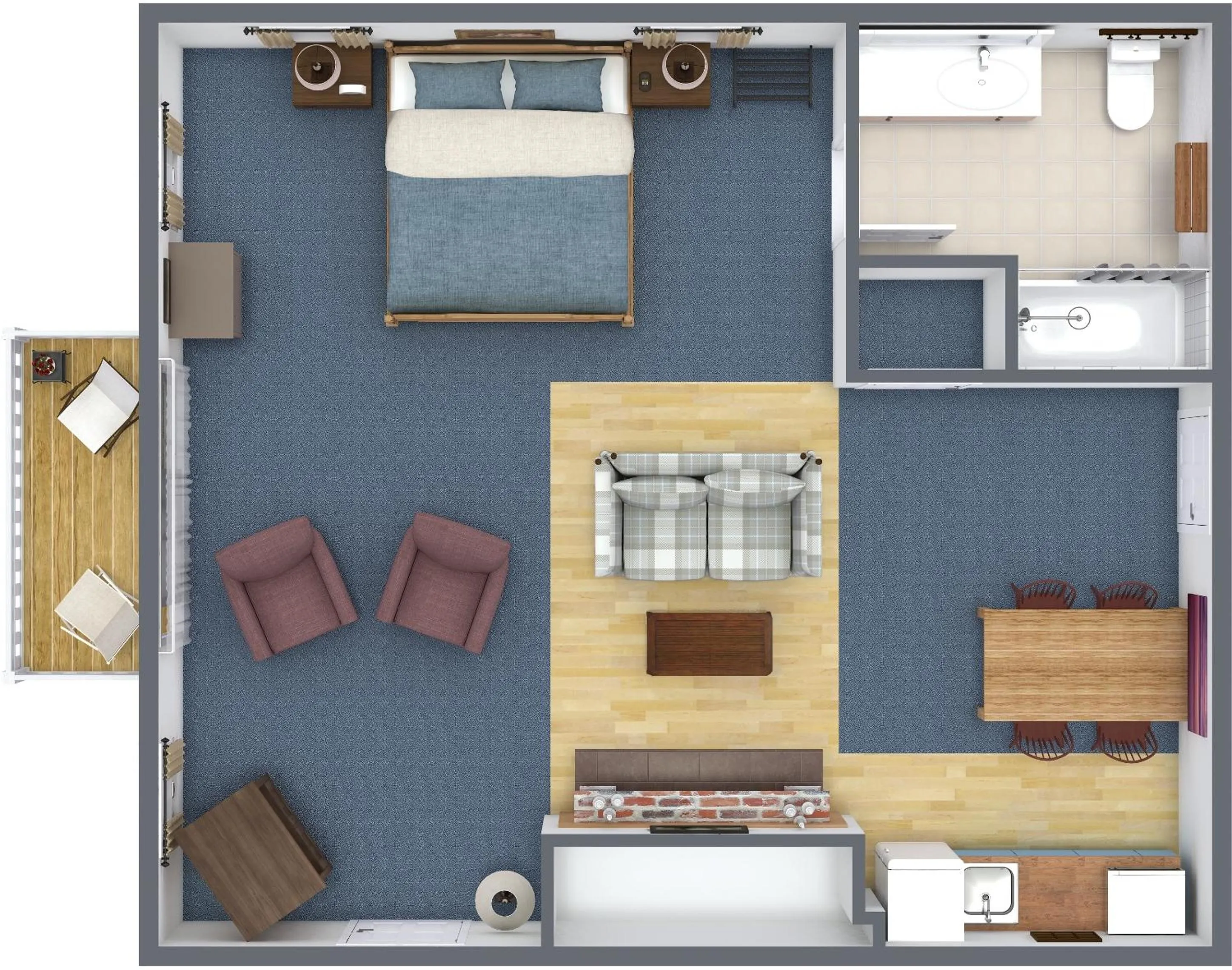 Floor plan in Country Inn at Camden Rockport
