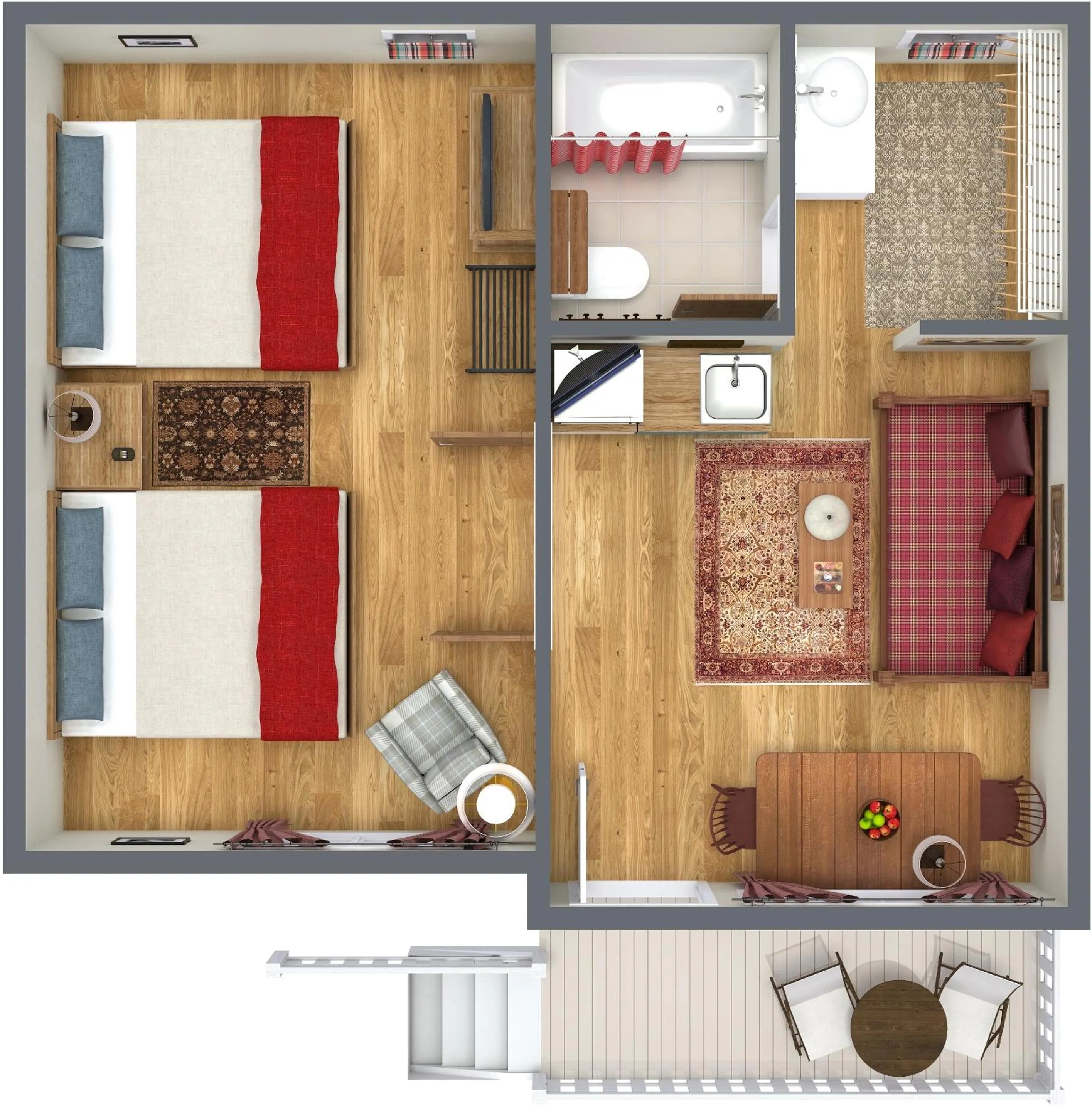 Floor plan in Country Inn at Camden Rockport