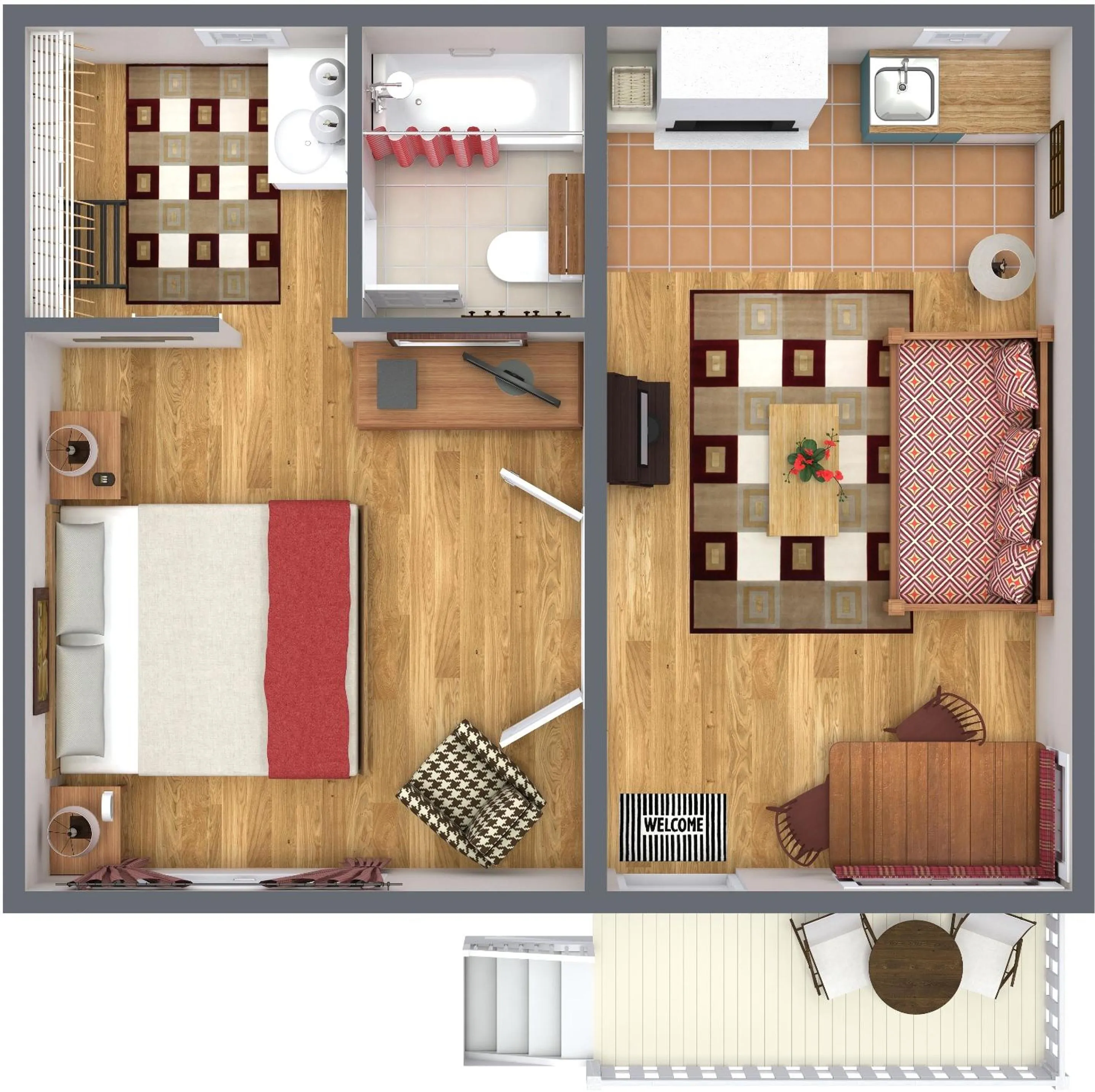 Floor plan in Country Inn at Camden Rockport