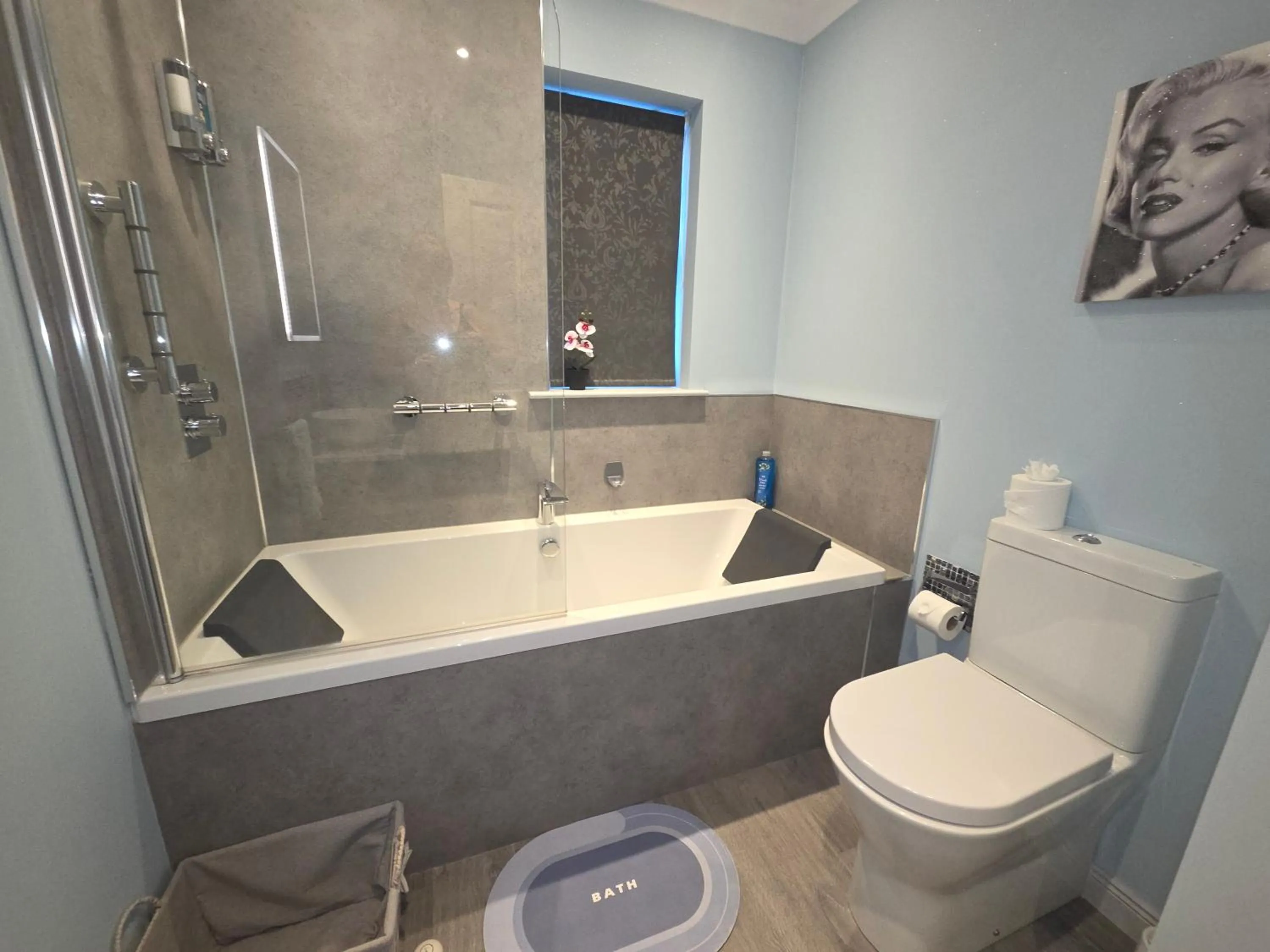 Bathroom in Room on the River