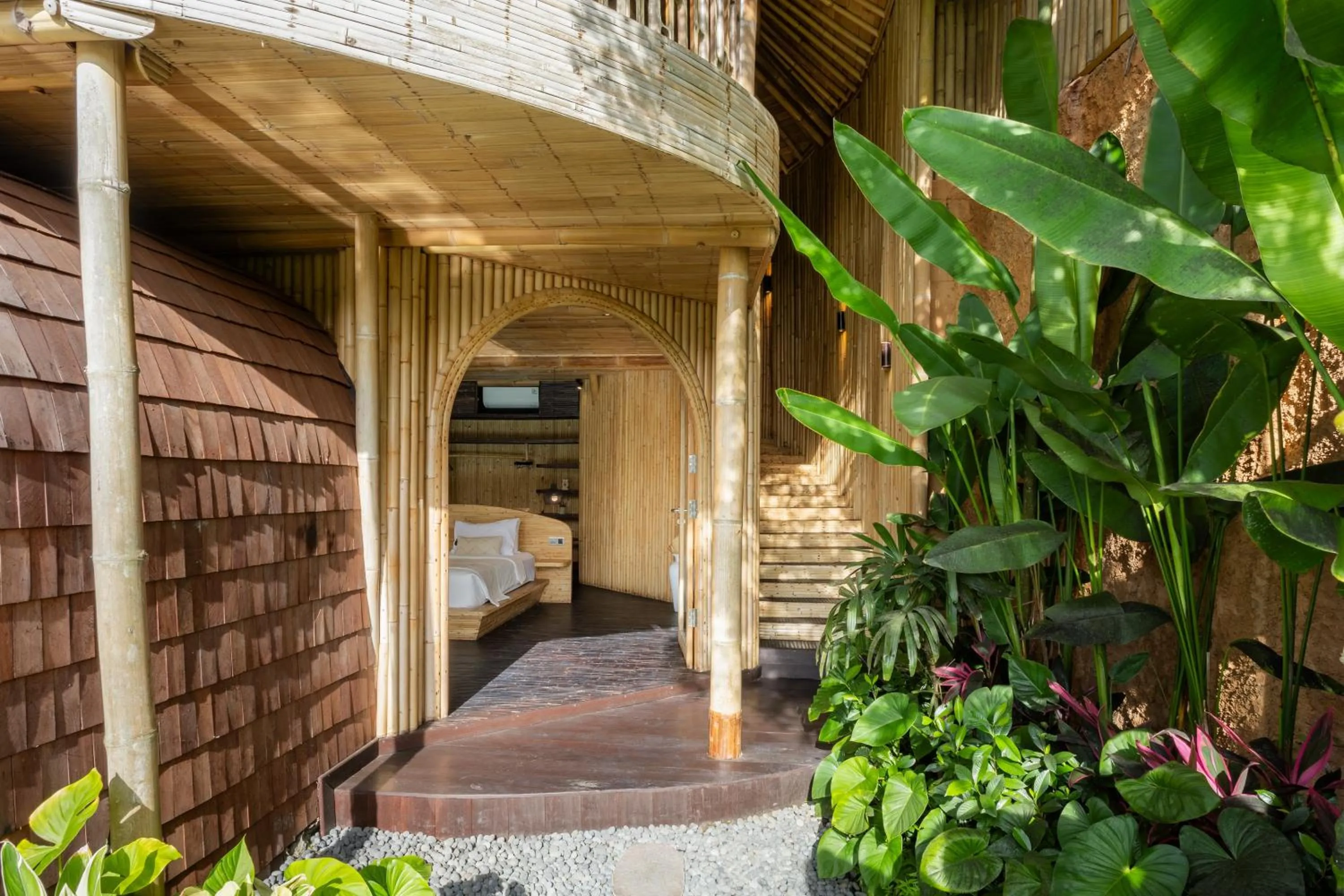 Facade/entrance in Eco Six Bali