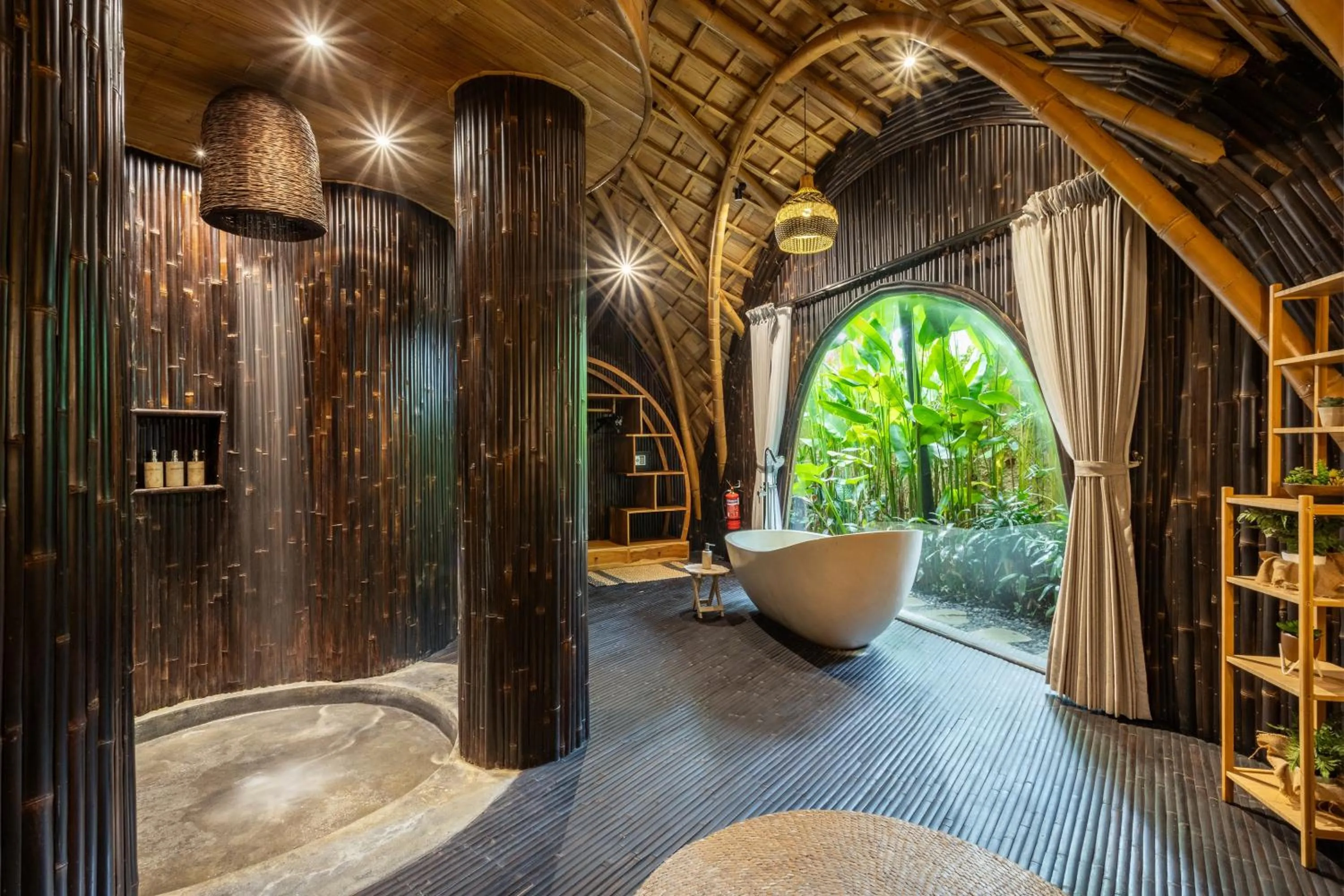 Shower in Eco Six Bali