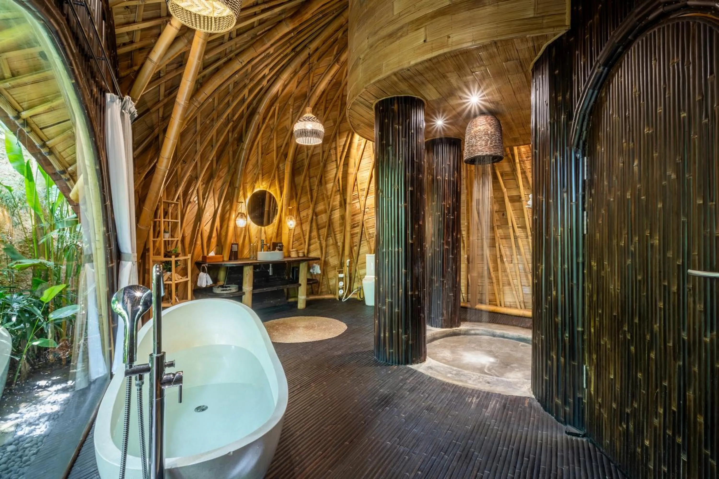 Shower in Eco Six Bali