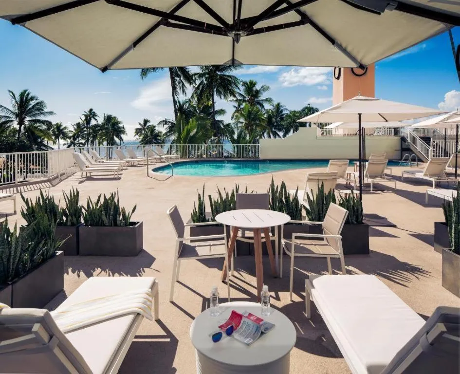 Pool view in Park Shore Waikiki