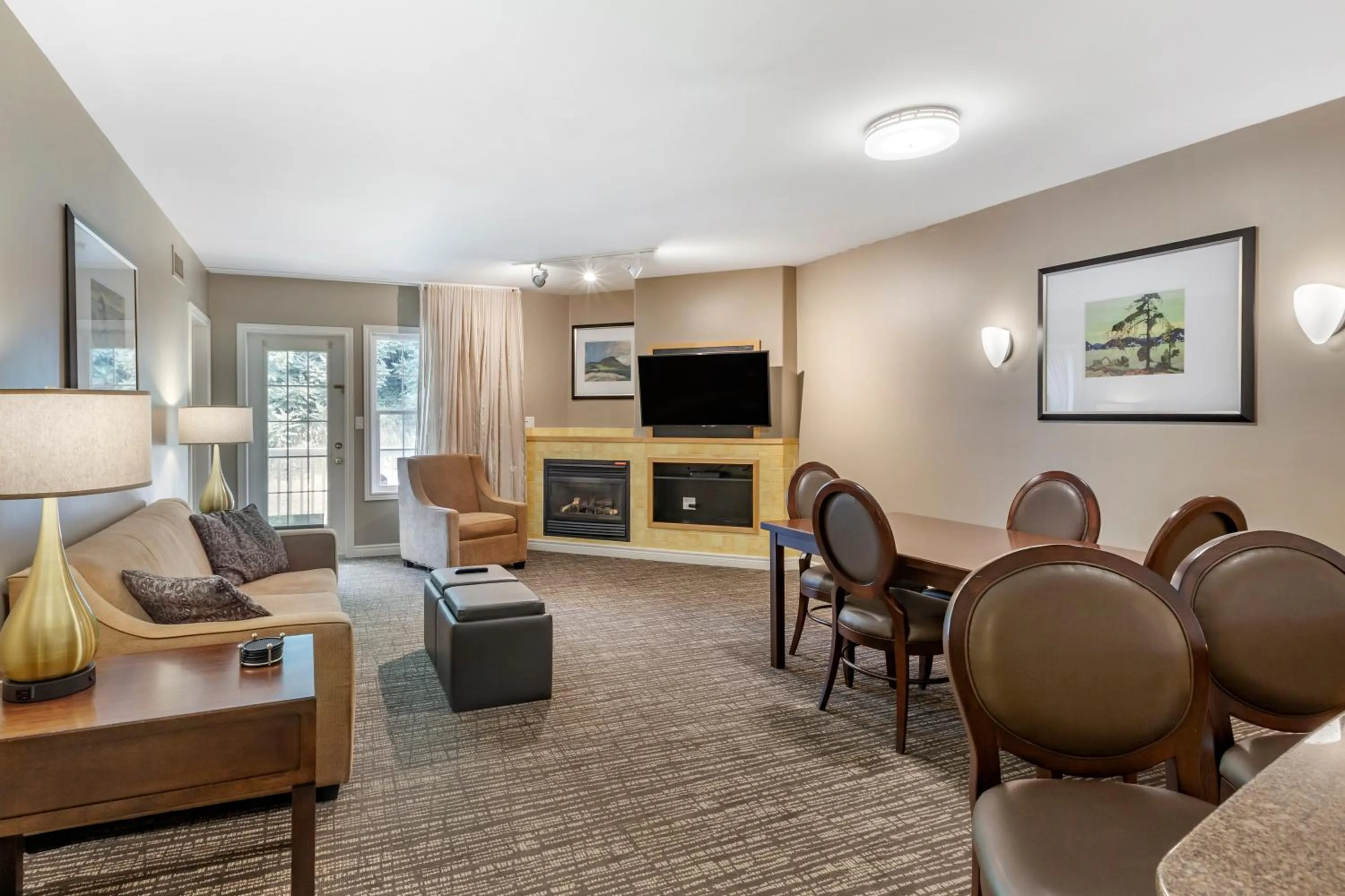 Living room in Carriage Hills Resort