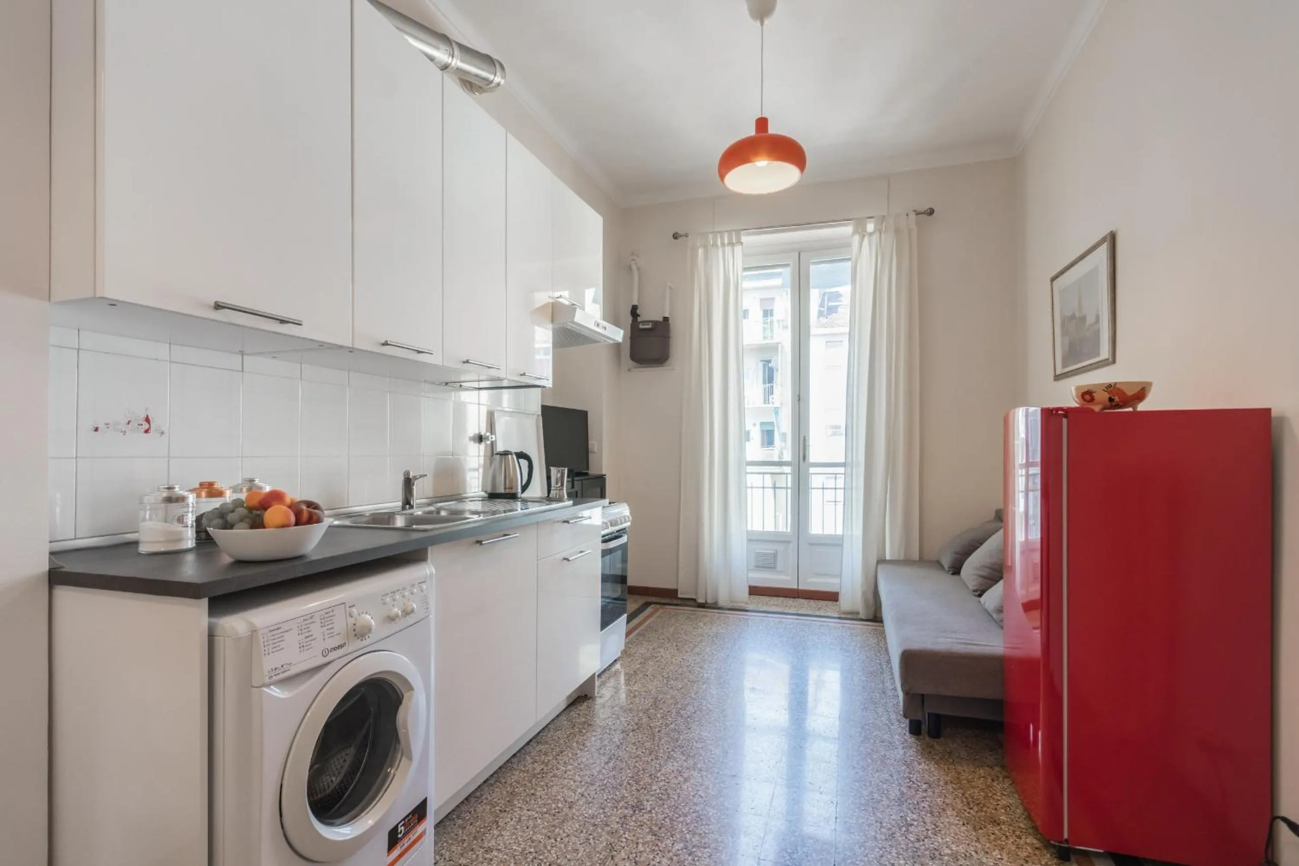 Kitchen or kitchenette in Appartamento Agnelli vicino al Pala Alpitour by Wonderful Italy
