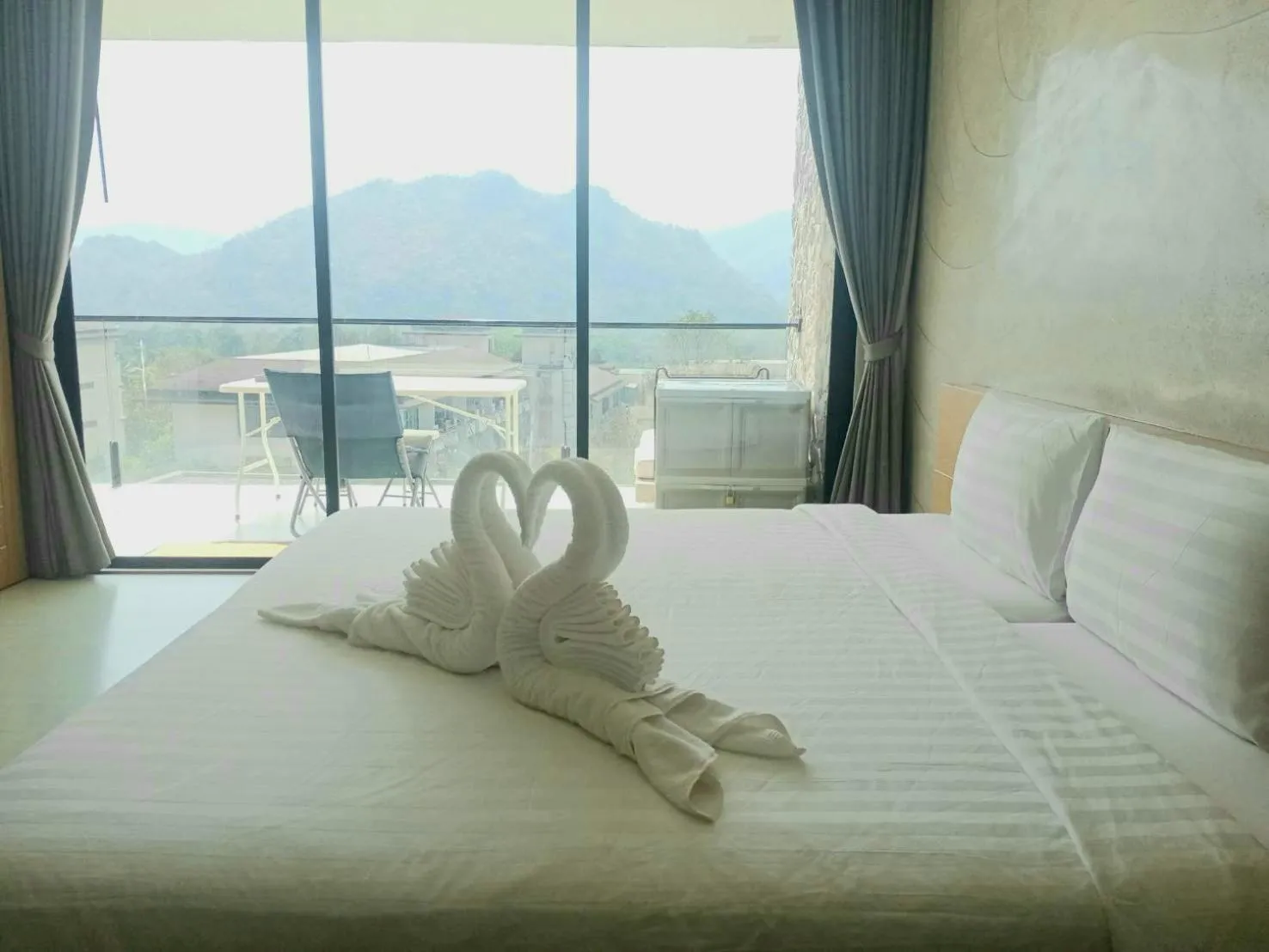 Bed in Botanica Khaoyai Condotel