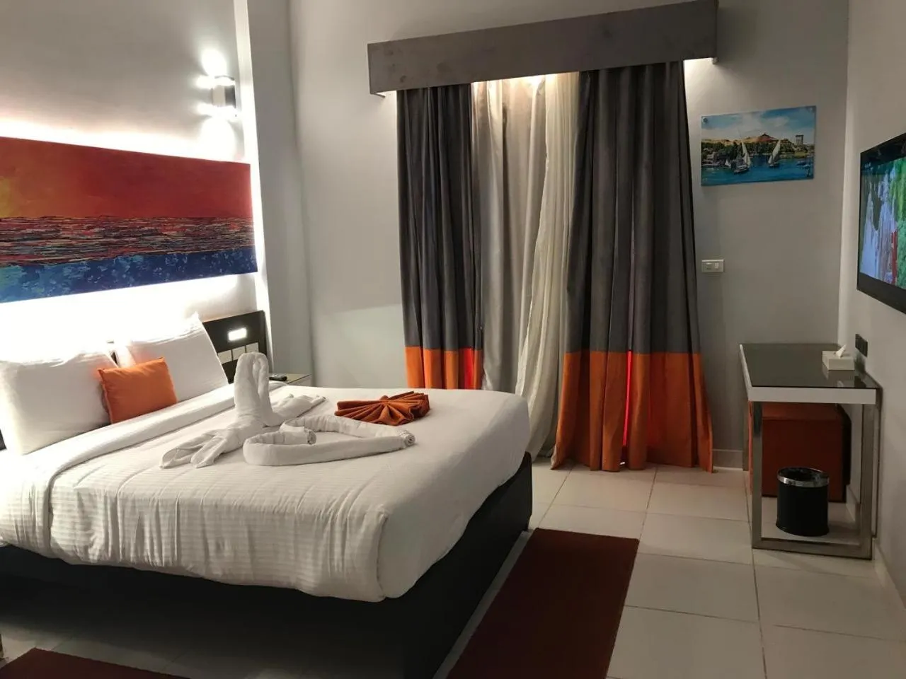 Bed in Gloria Aqua Park Hotel