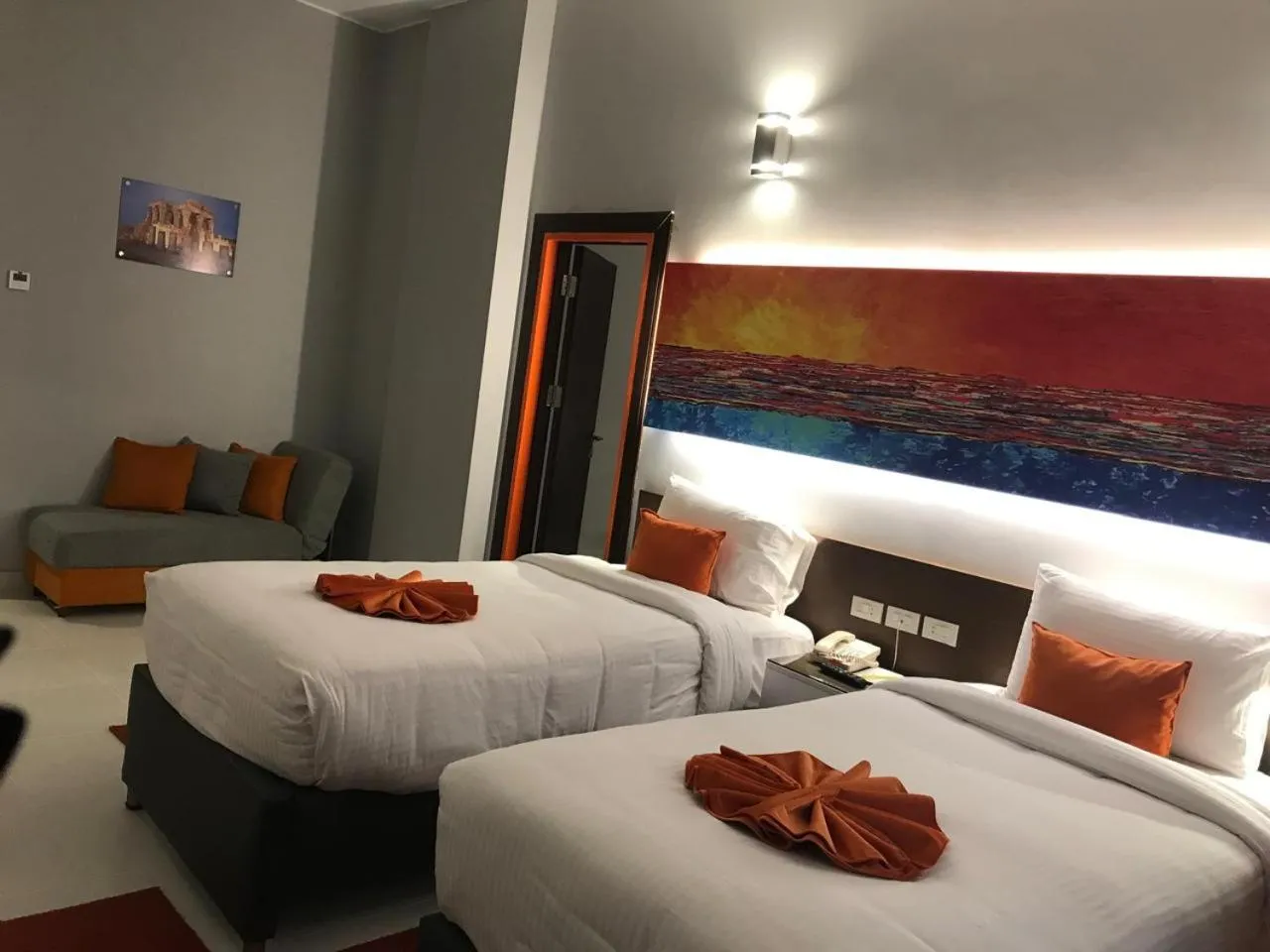 Bed in Gloria Aqua Park Hotel