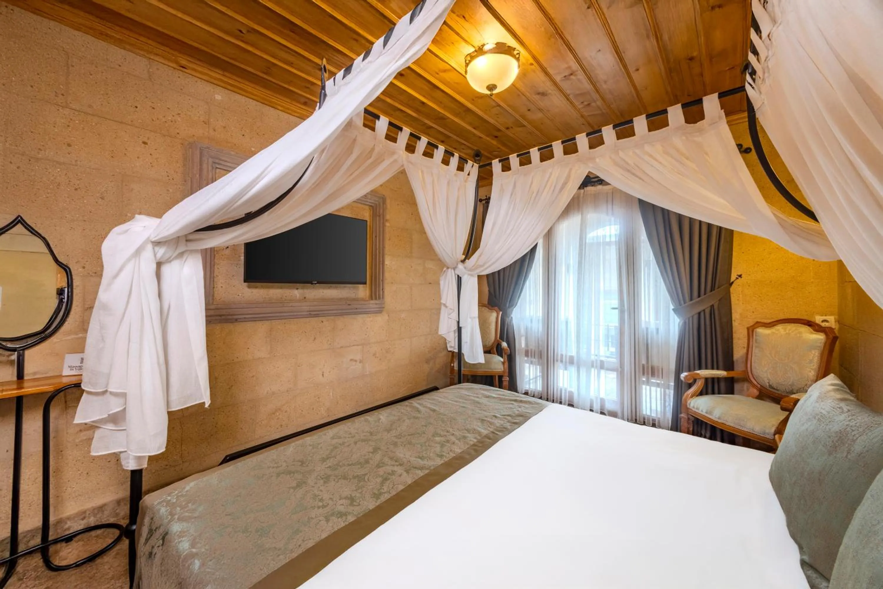 Bed in Cratus Stone Palace