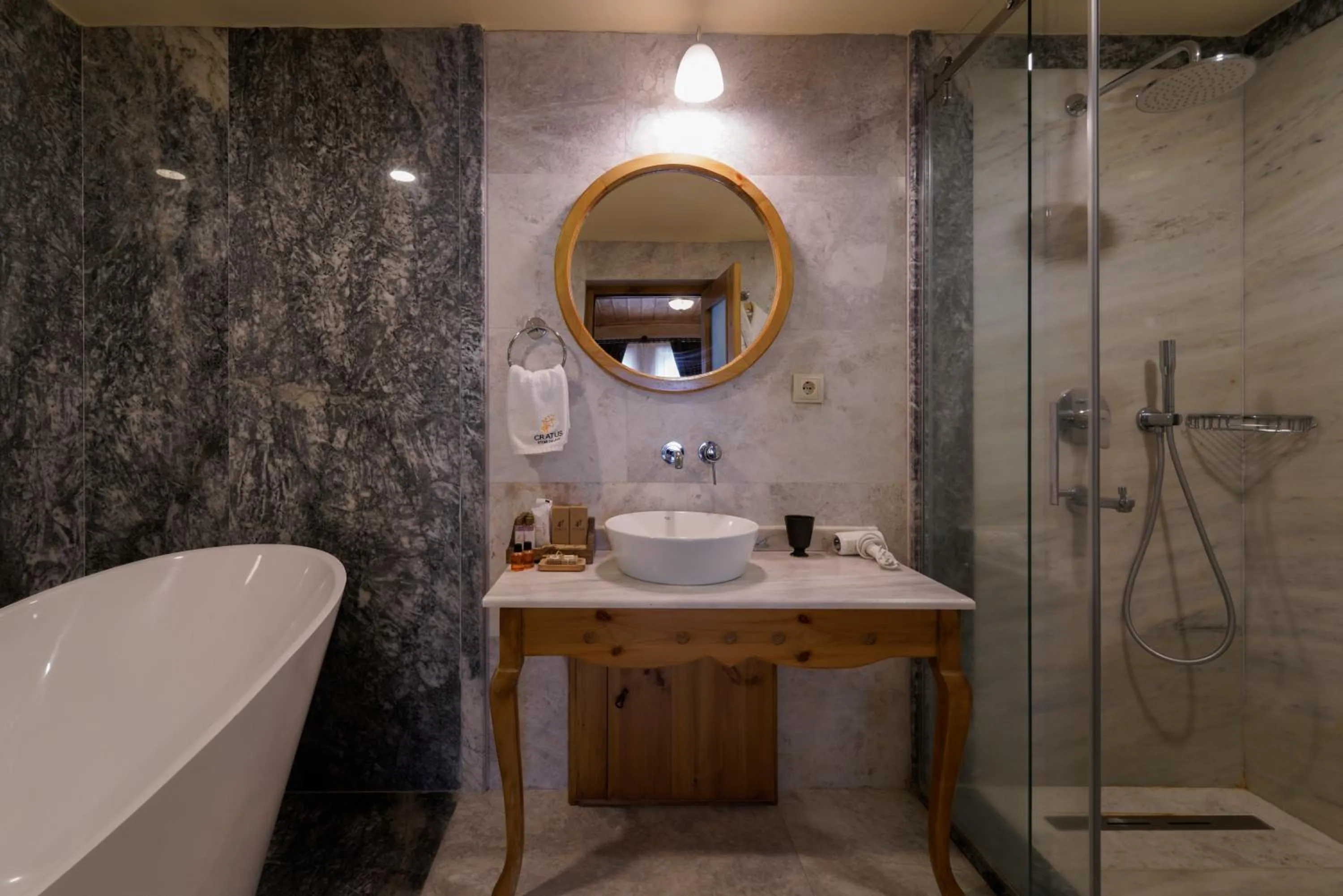 Shower in Cratus Stone Palace