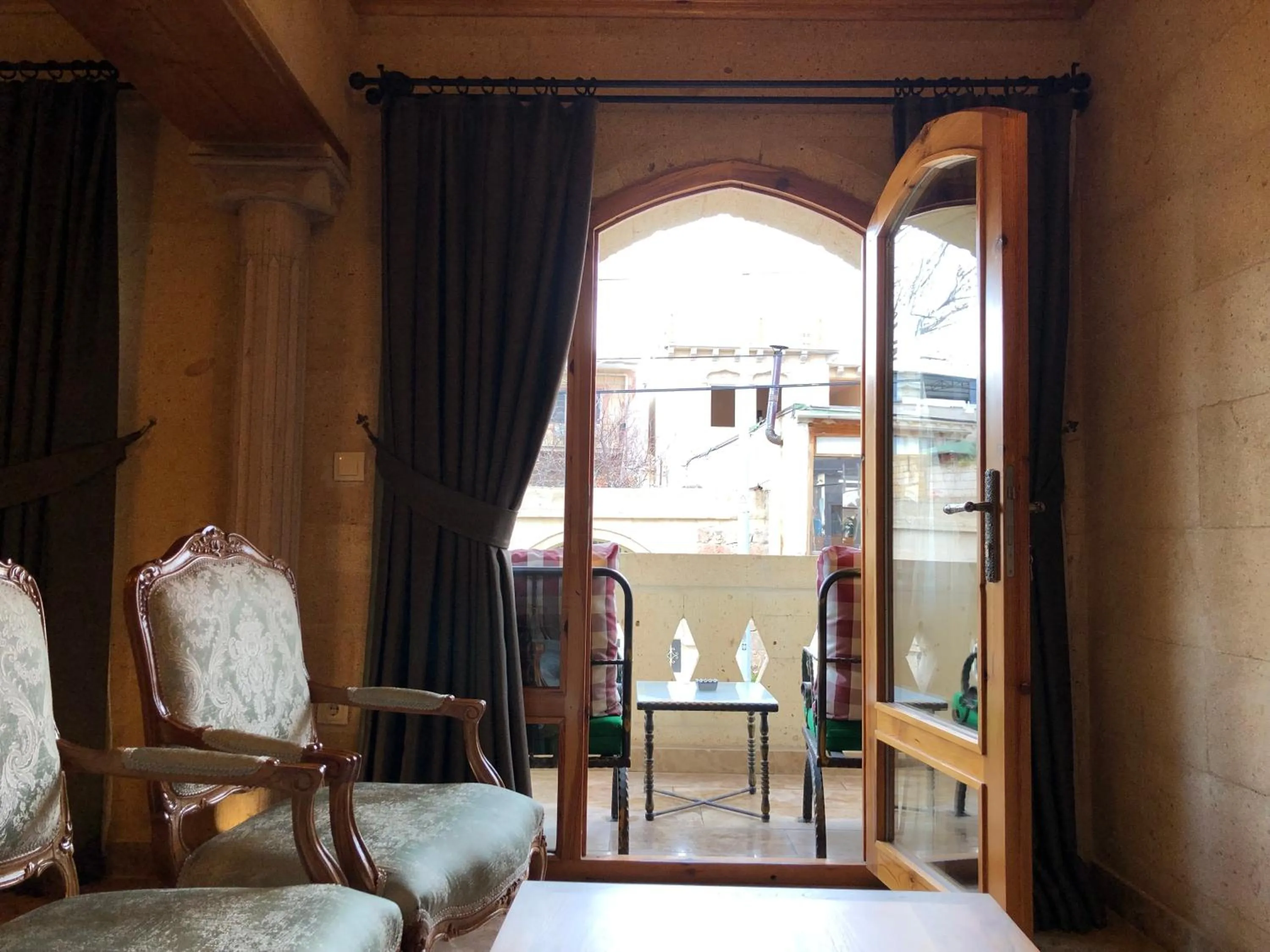 Balcony/Terrace in Cratus Stone Palace