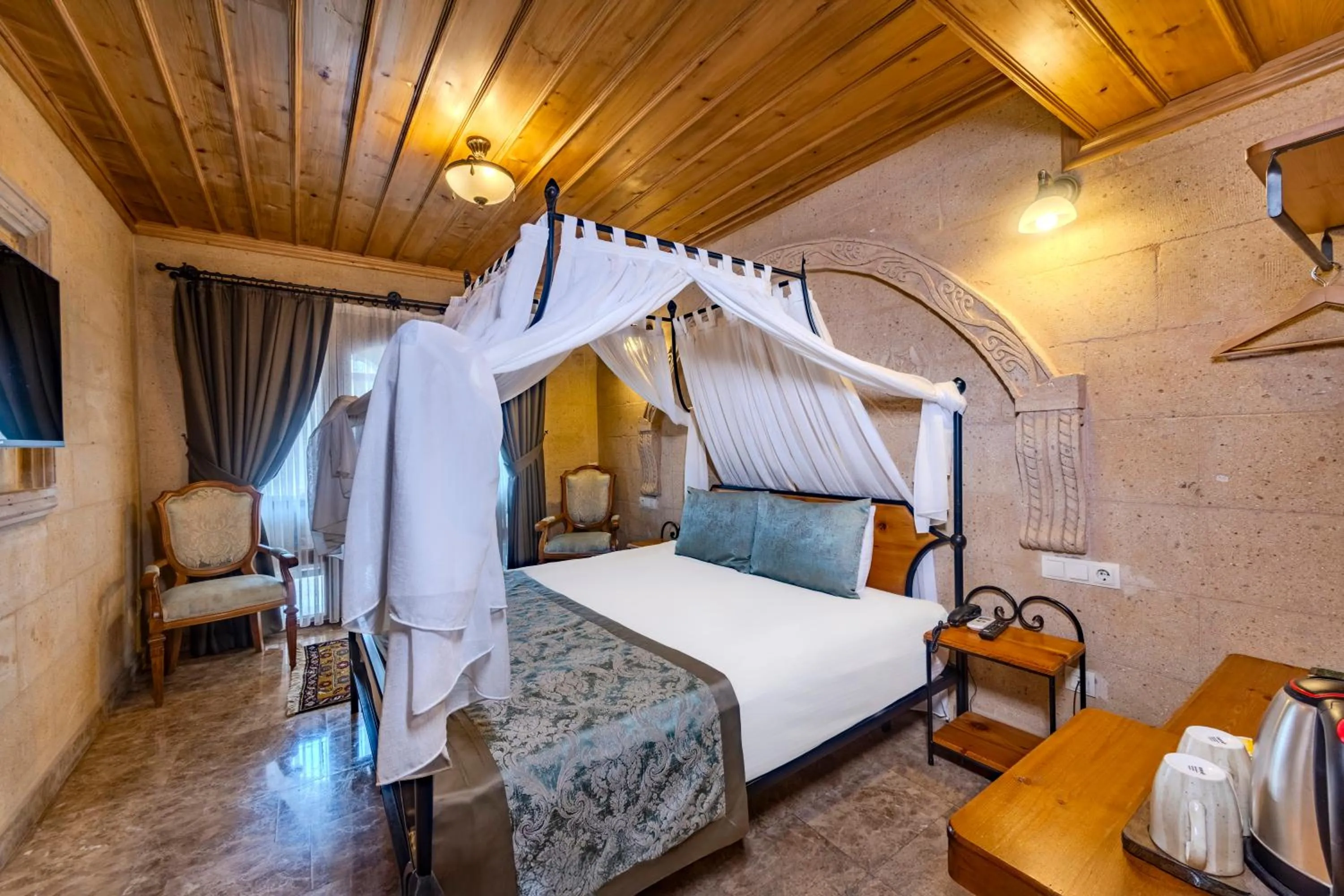 Bed in Cratus Stone Palace