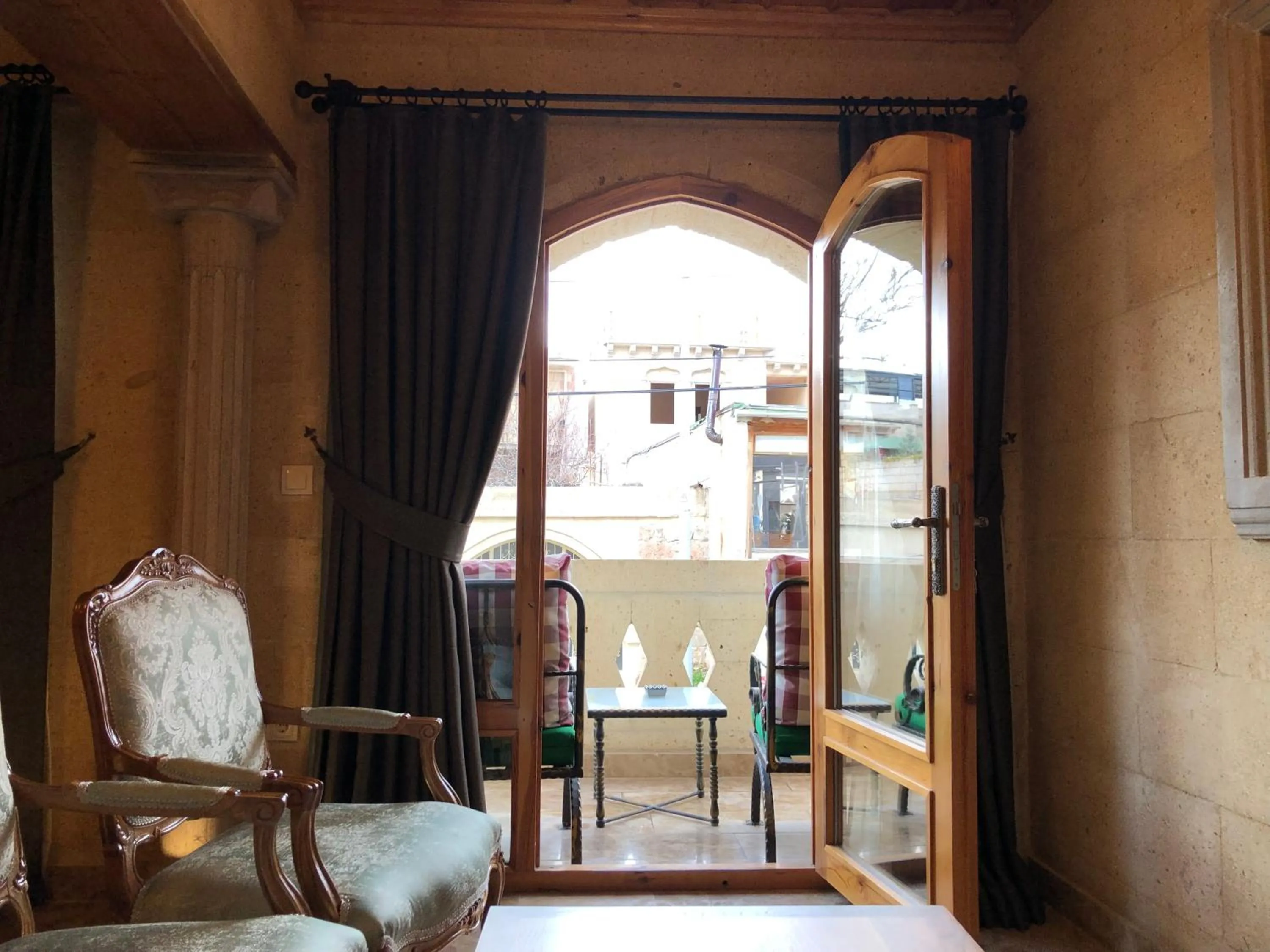 Balcony/Terrace in Cratus Stone Palace