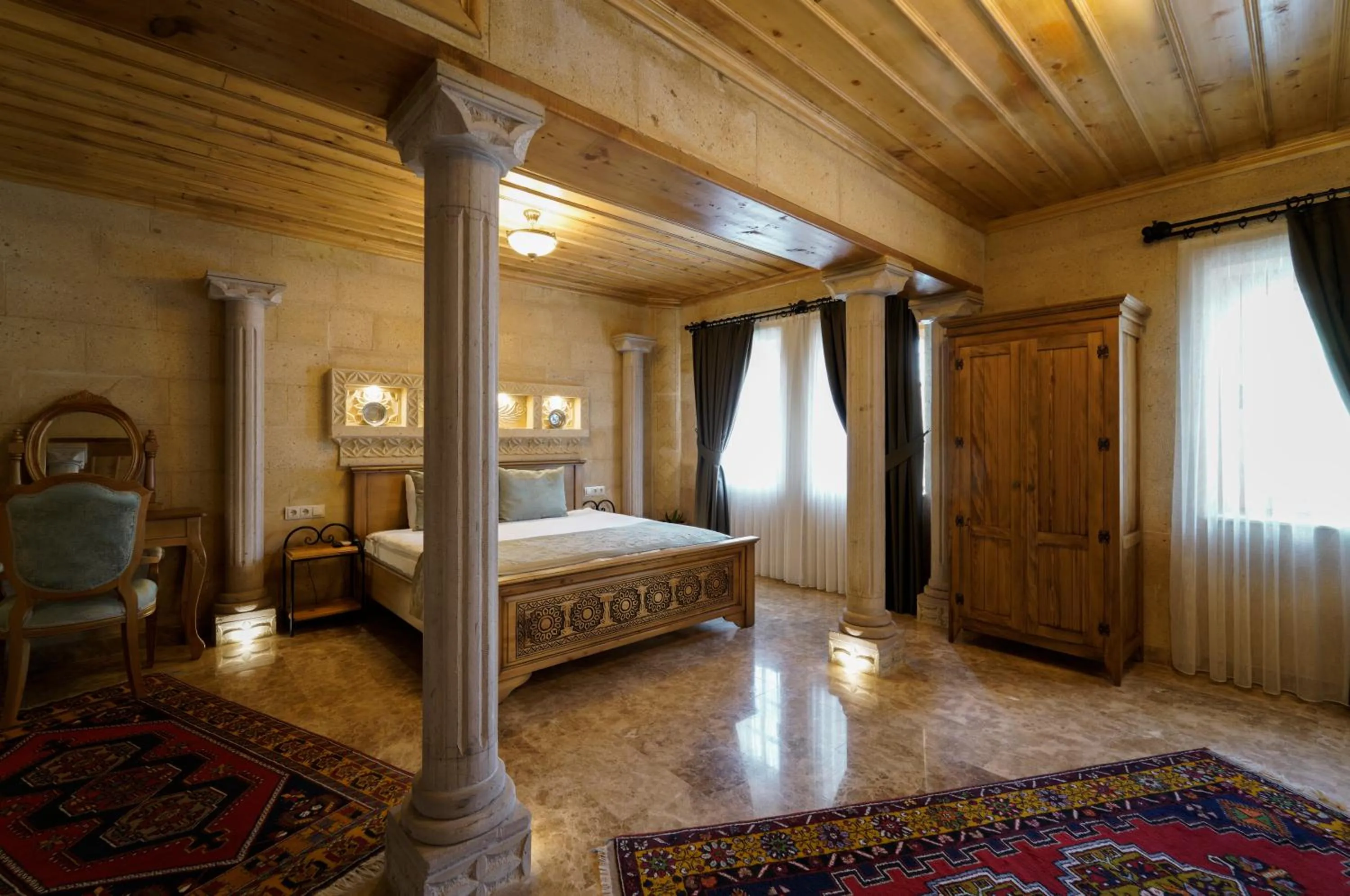 Bed in Cratus Stone Palace