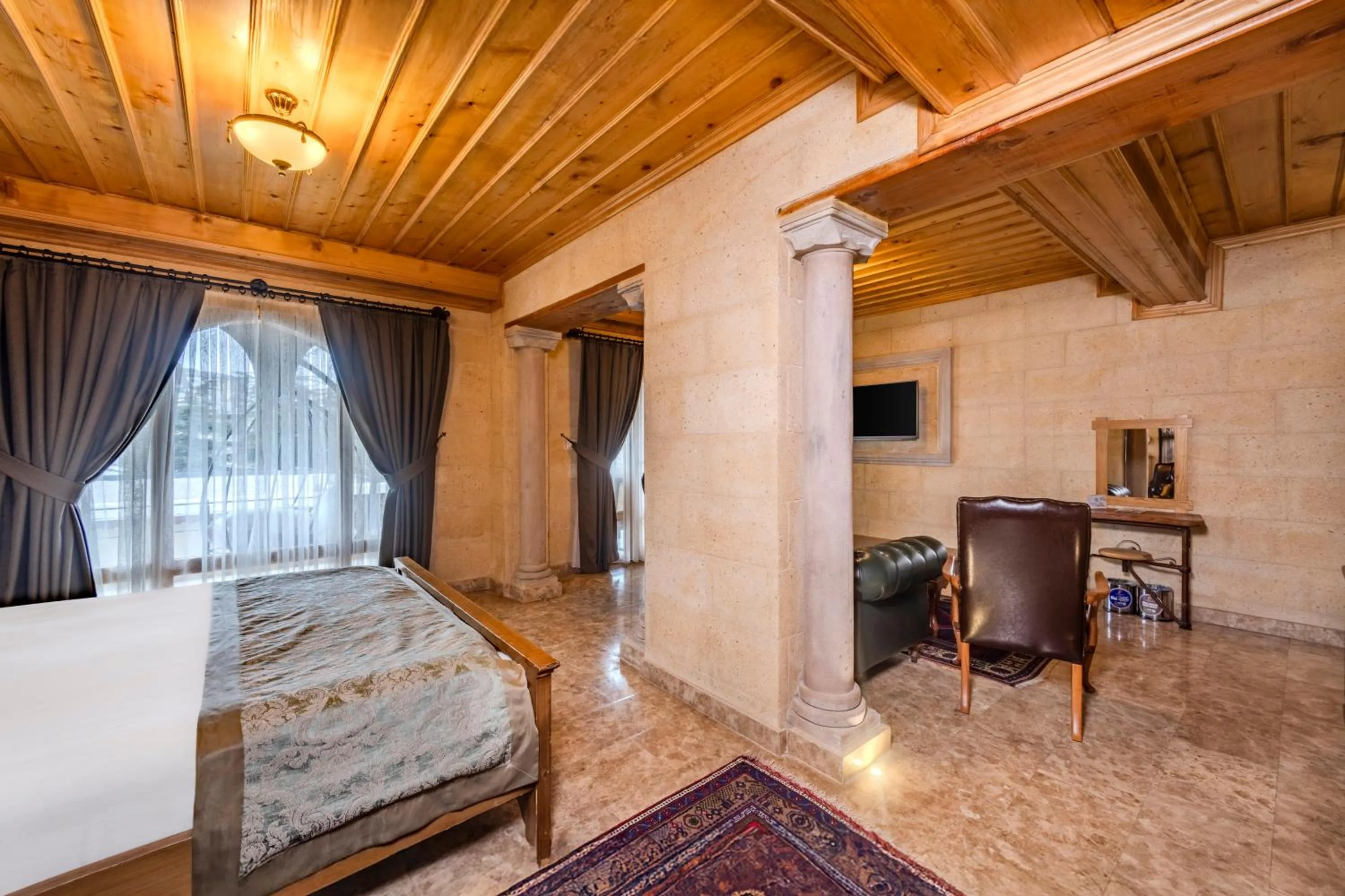 Bed in Cratus Stone Palace