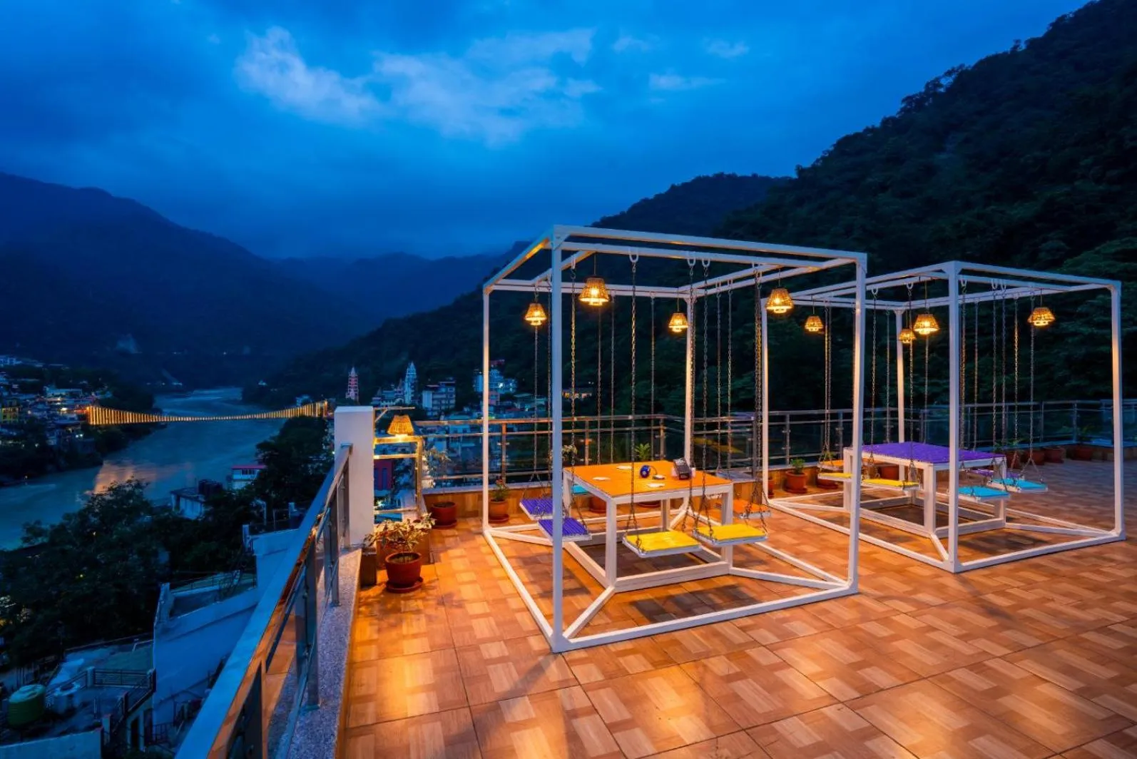 Balcony/Terrace in goSTOPS Rishikesh, Lakshman Jhula