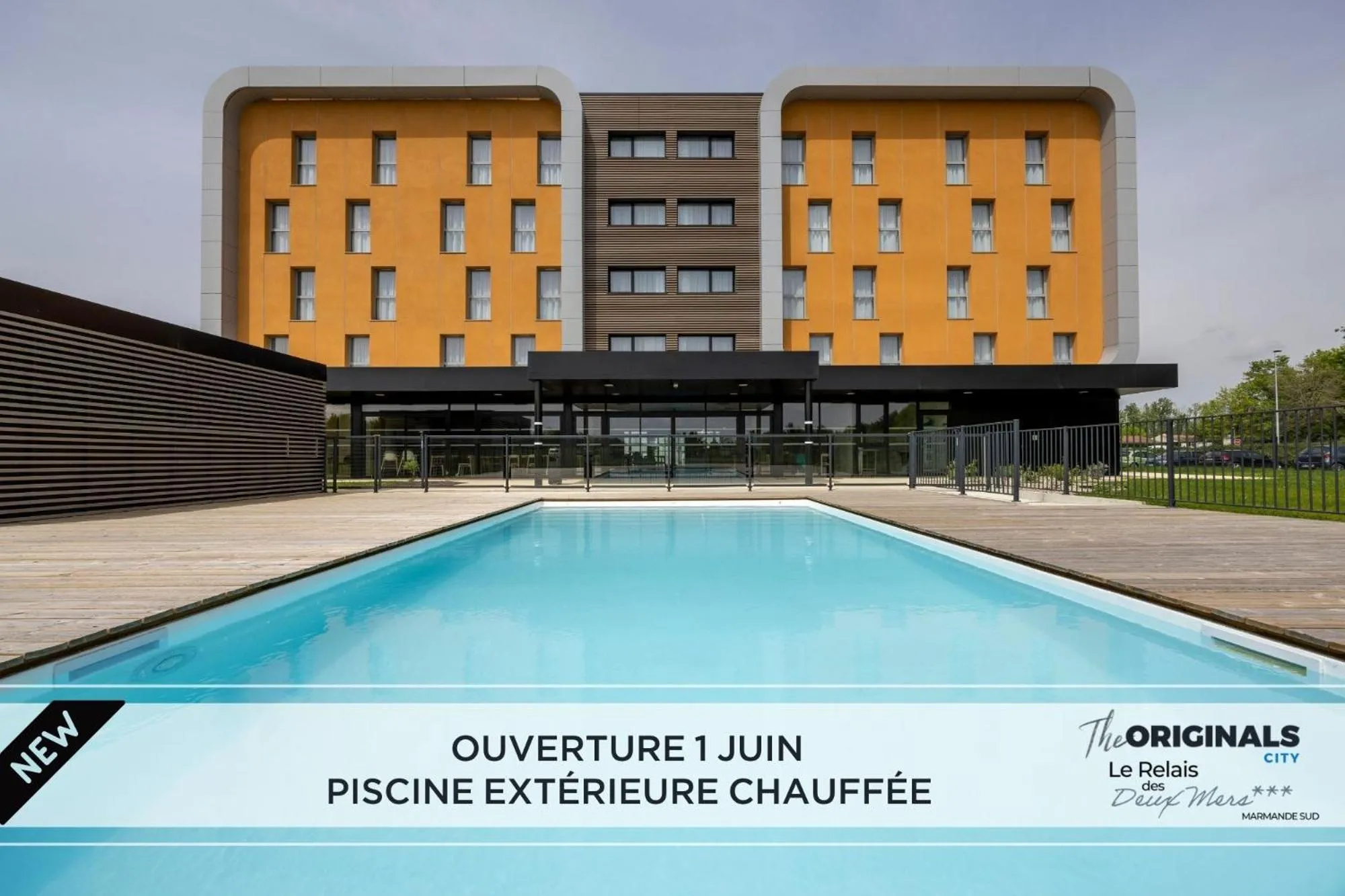 Property building in The Originals City, Hôtel Le Relais des Deux Mers, Marmande Sud