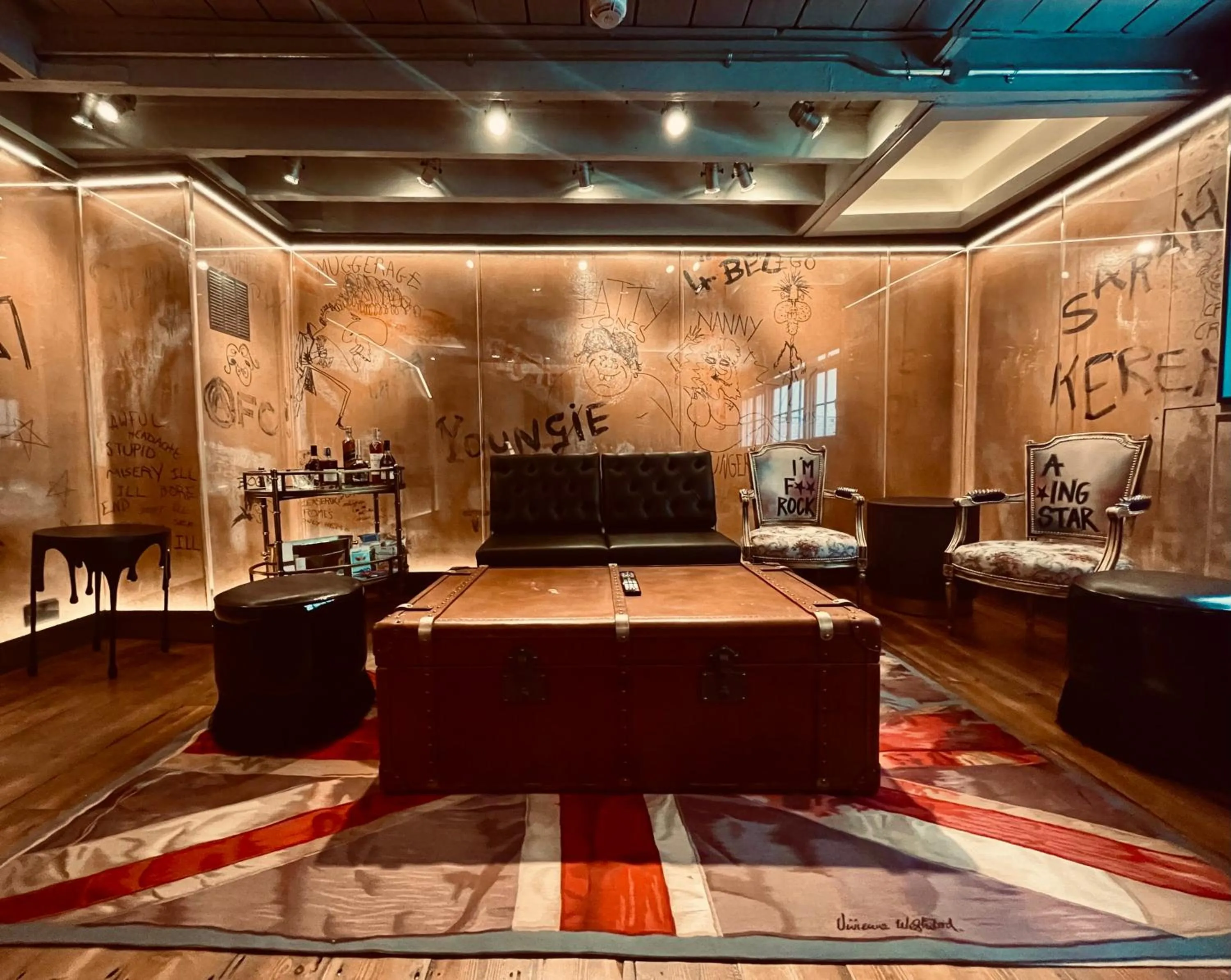 Living room in Chateau Denmark London