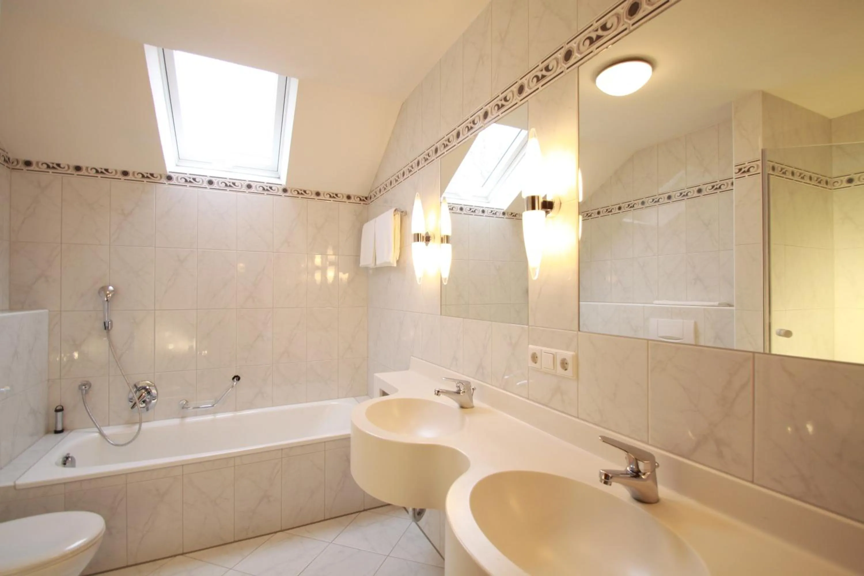 Bathroom in Hotel Hirsch