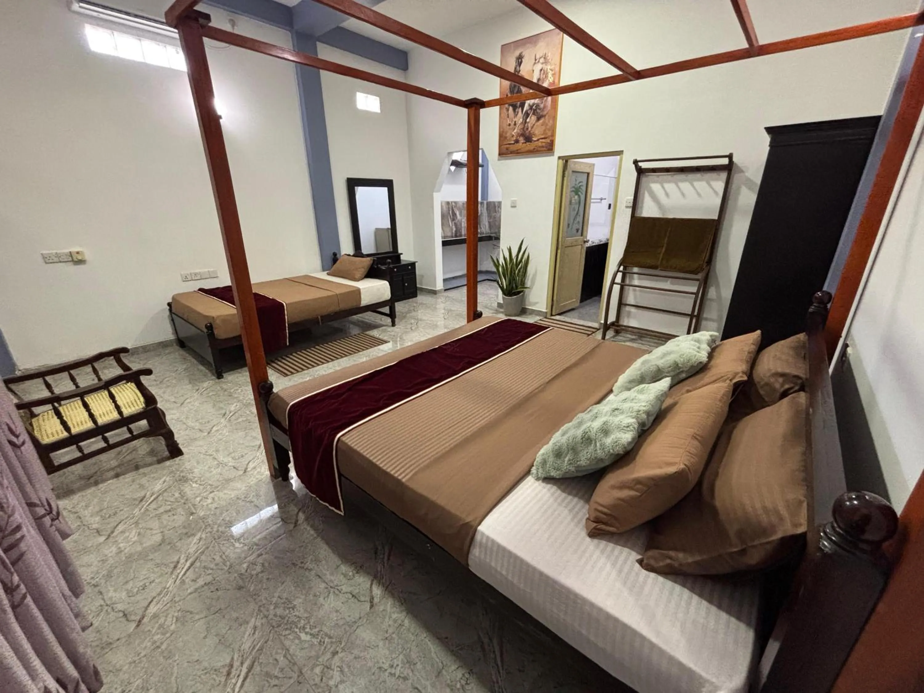 Bed in Kismet Rest Mirissa