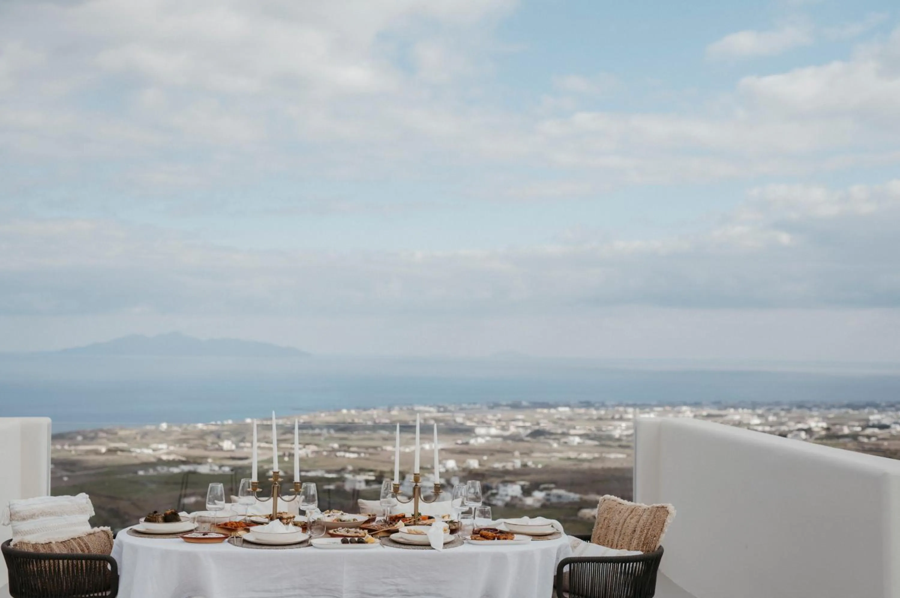 Balcony/Terrace in Mod Santorini Vegan Accommodation