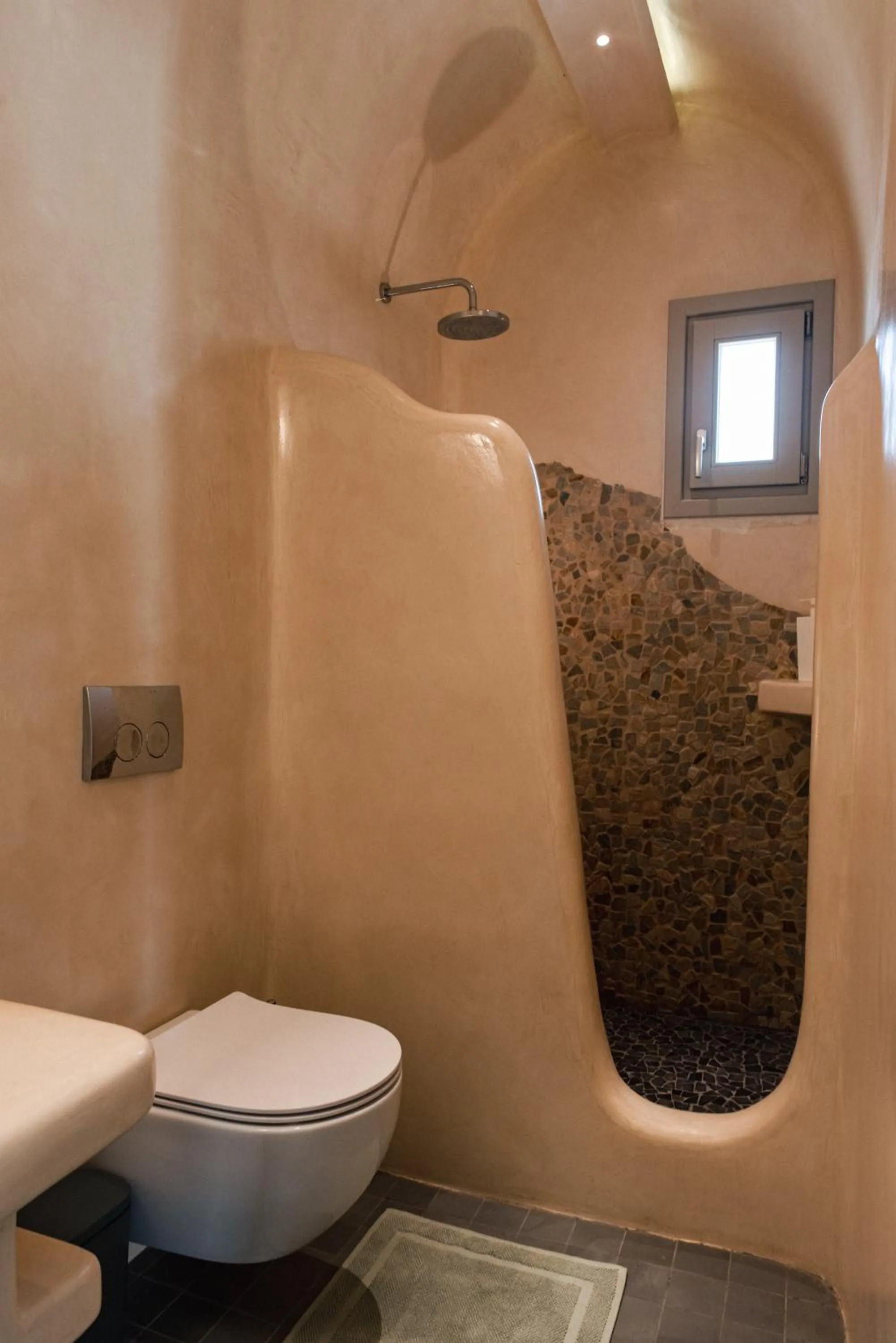 Bathroom in Mod Santorini Vegan Accommodation