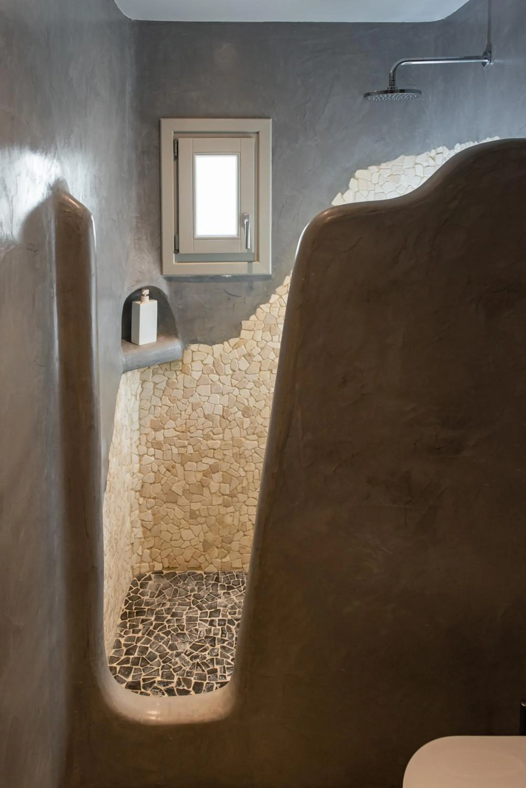 Bathroom in Mod Santorini Vegan Accommodation