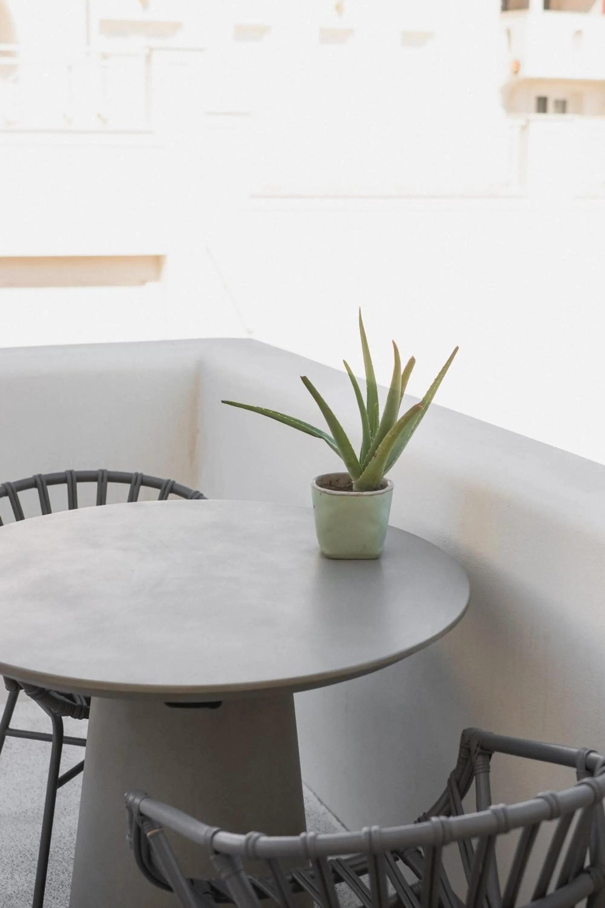 Balcony/Terrace in Mod Santorini Vegan Accommodation