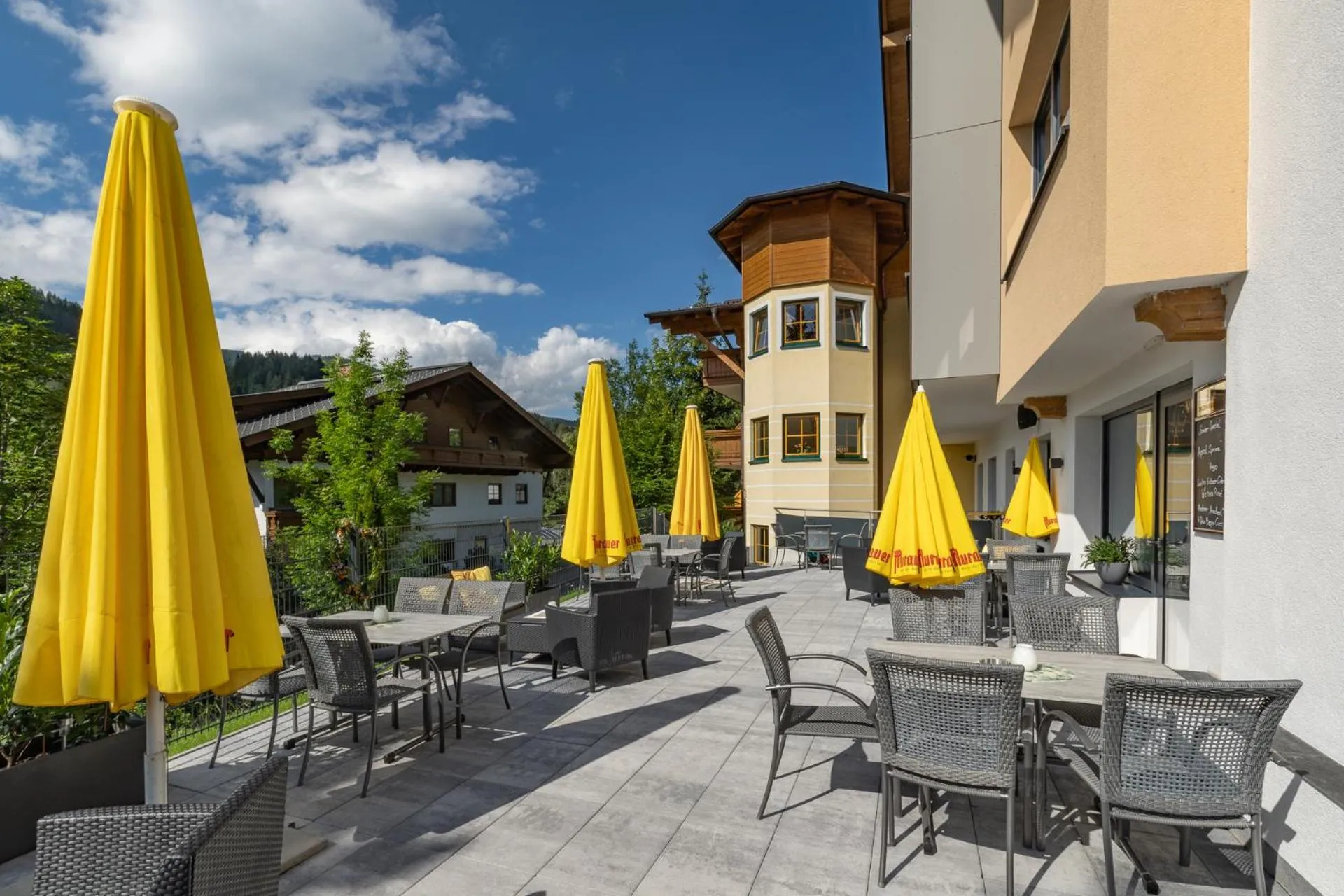 Balcony/Terrace in Wander- und Familienhotel Erika