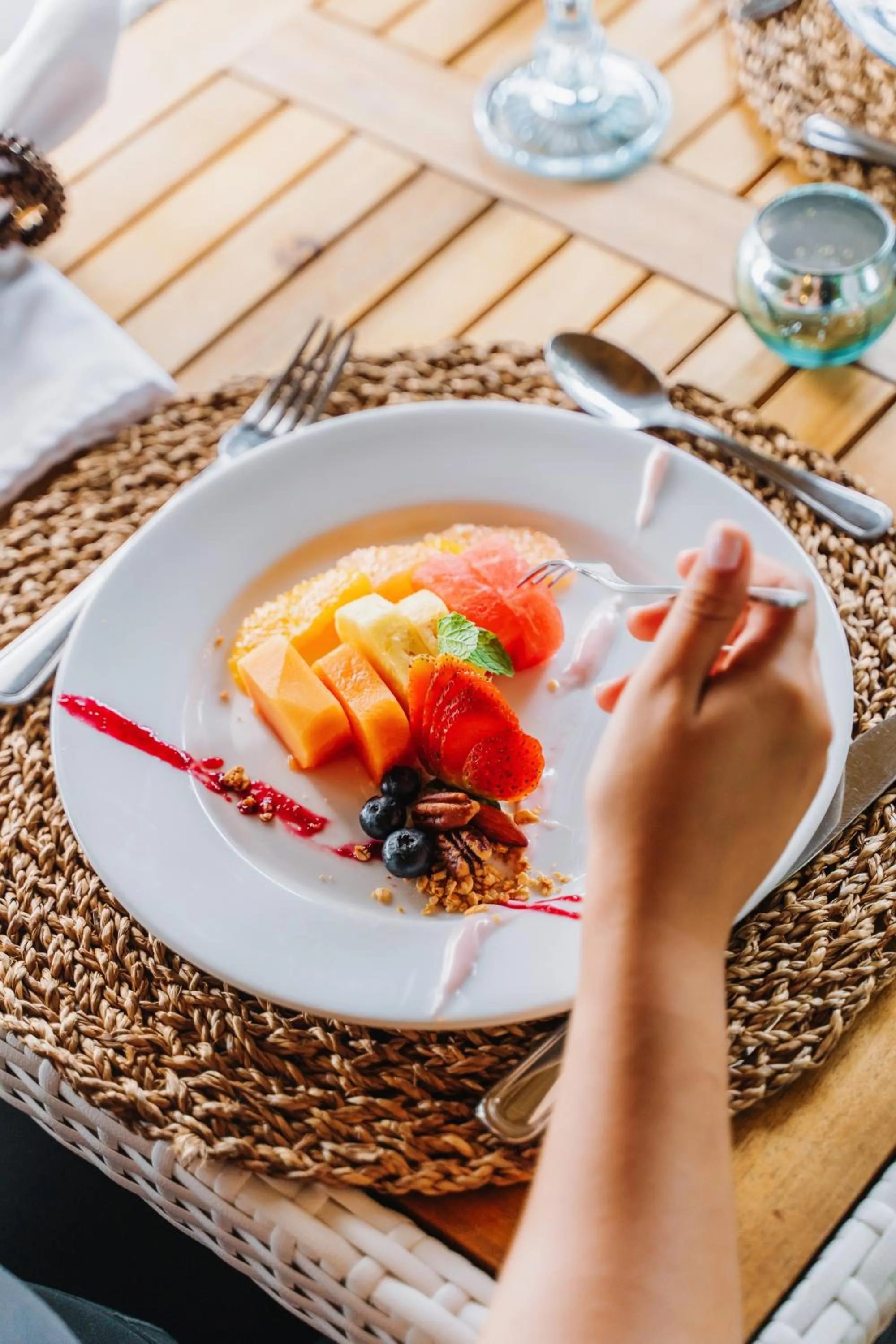 Food and drinks in Blue Roatan Resort