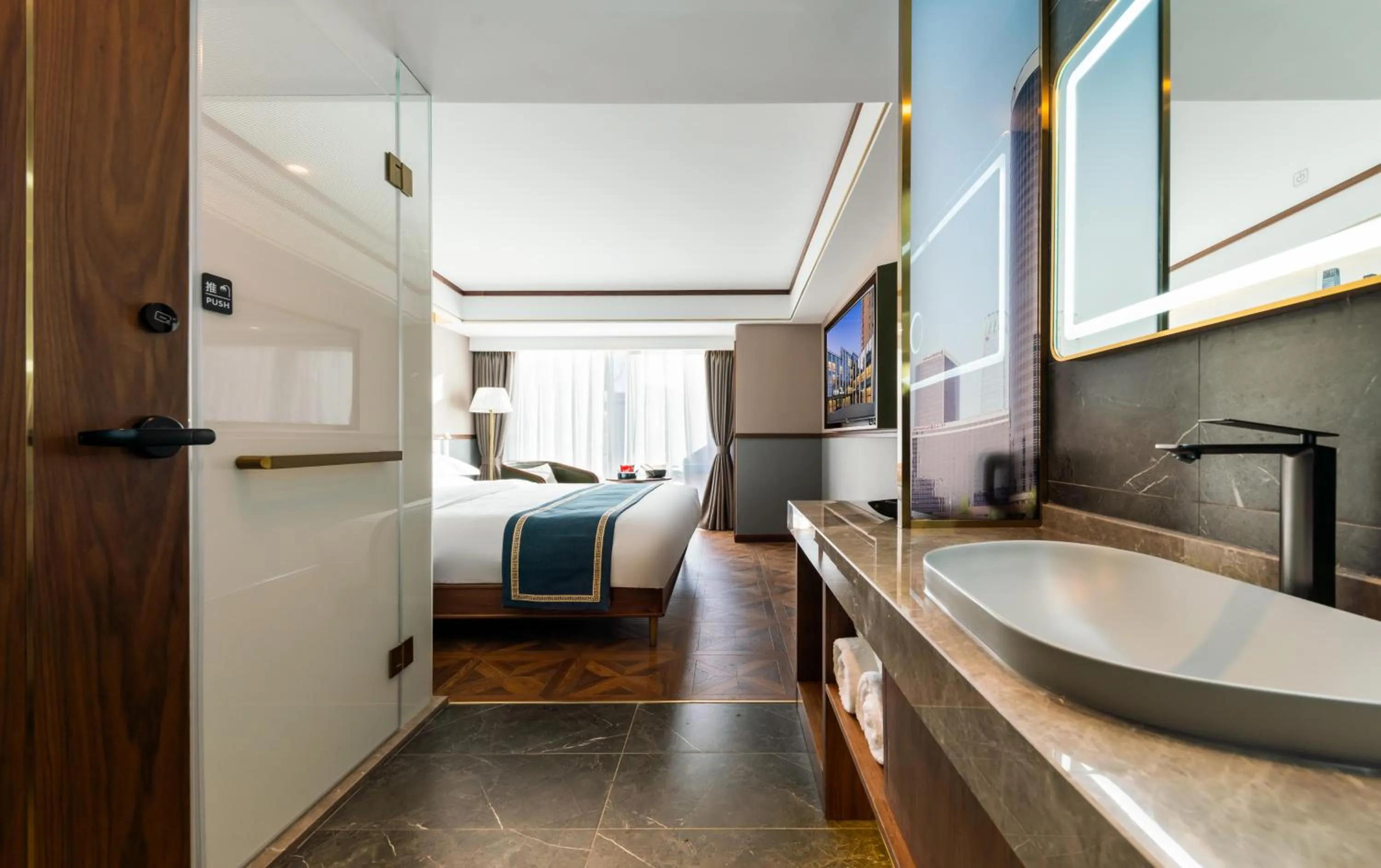 TV and multimedia, Bathroom in Nostalgia S Hotel Beijing CCTV