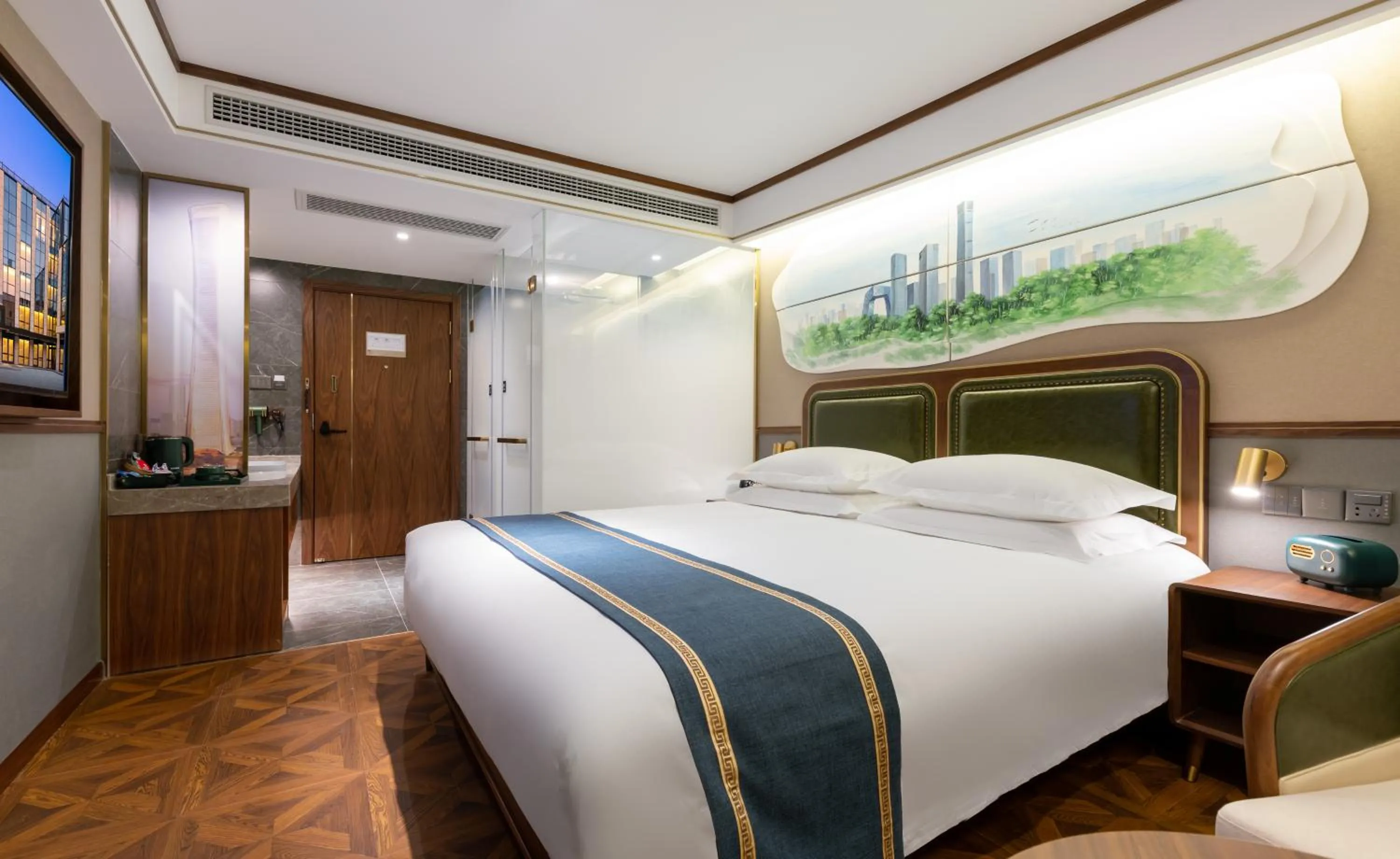 Bed in Nostalgia S Hotel Beijing CCTV