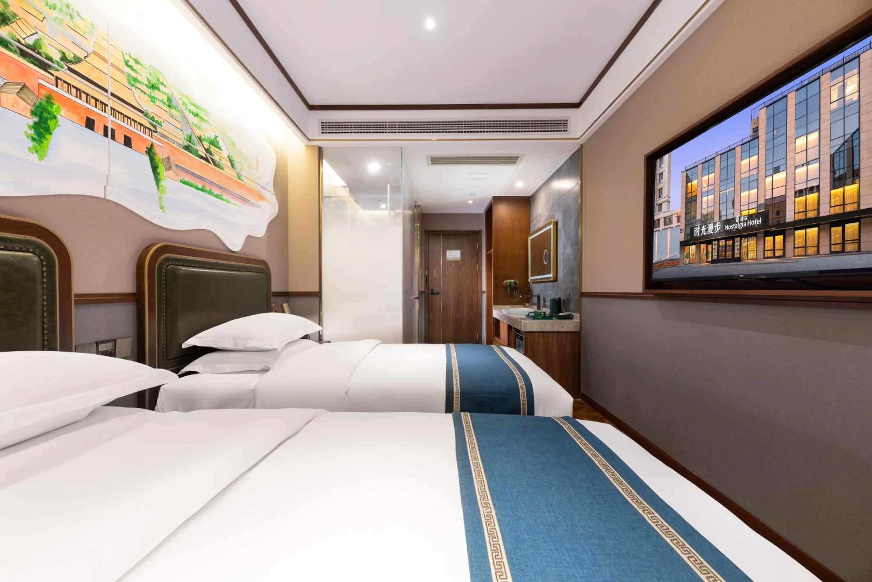 Bed in Nostalgia S Hotel Beijing CCTV