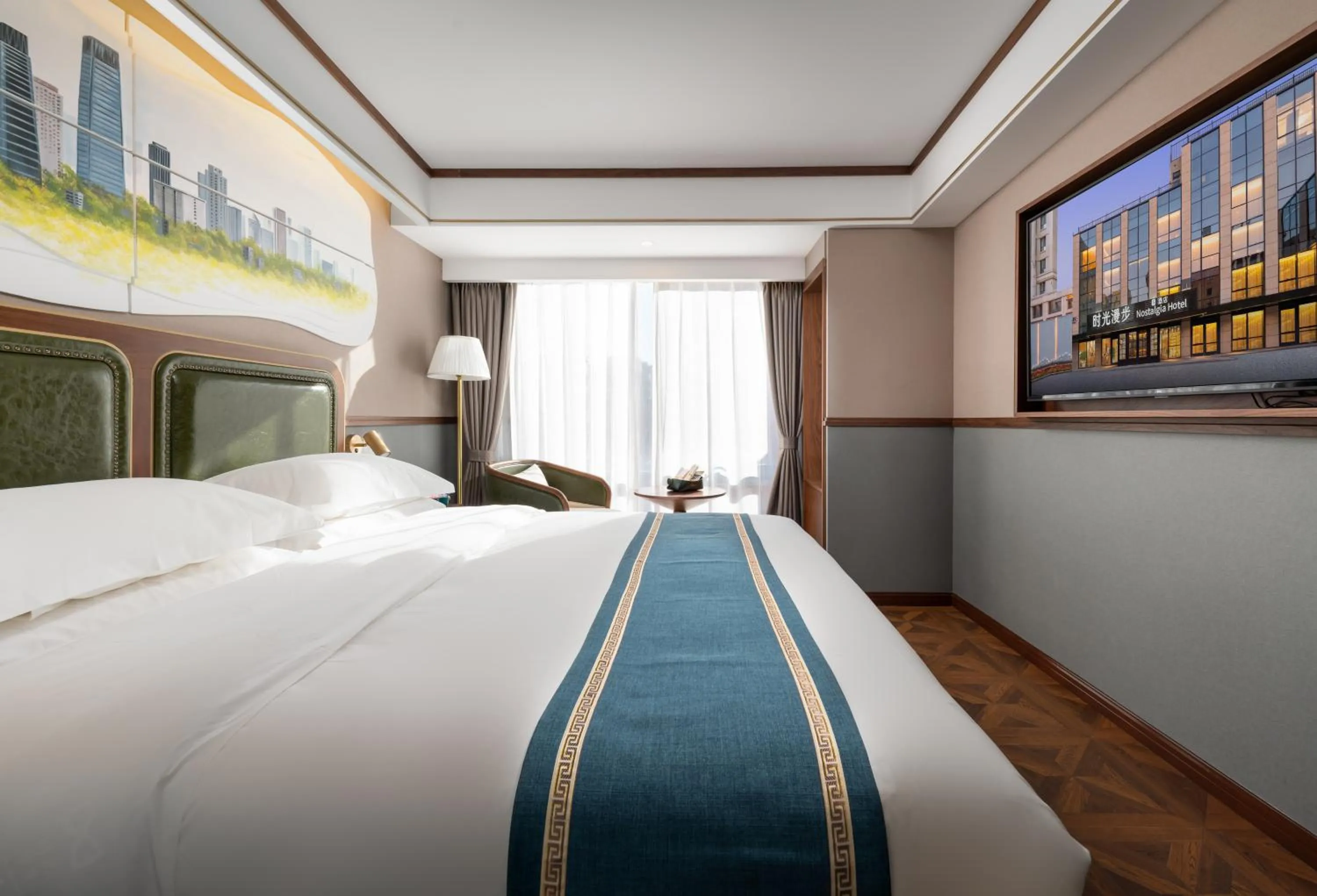 Bed in Nostalgia S Hotel Beijing CCTV