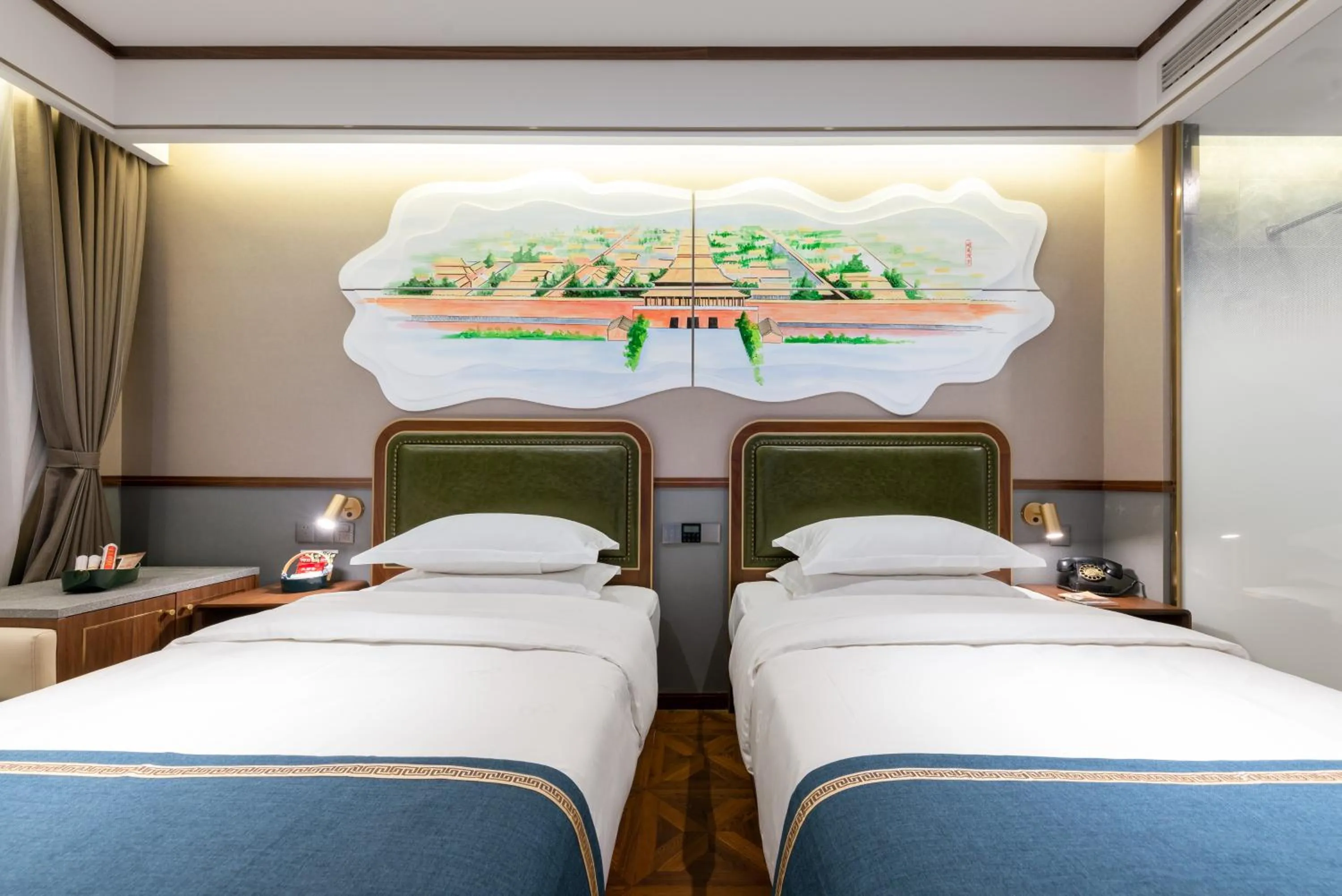 Bed in Nostalgia S Hotel Beijing CCTV