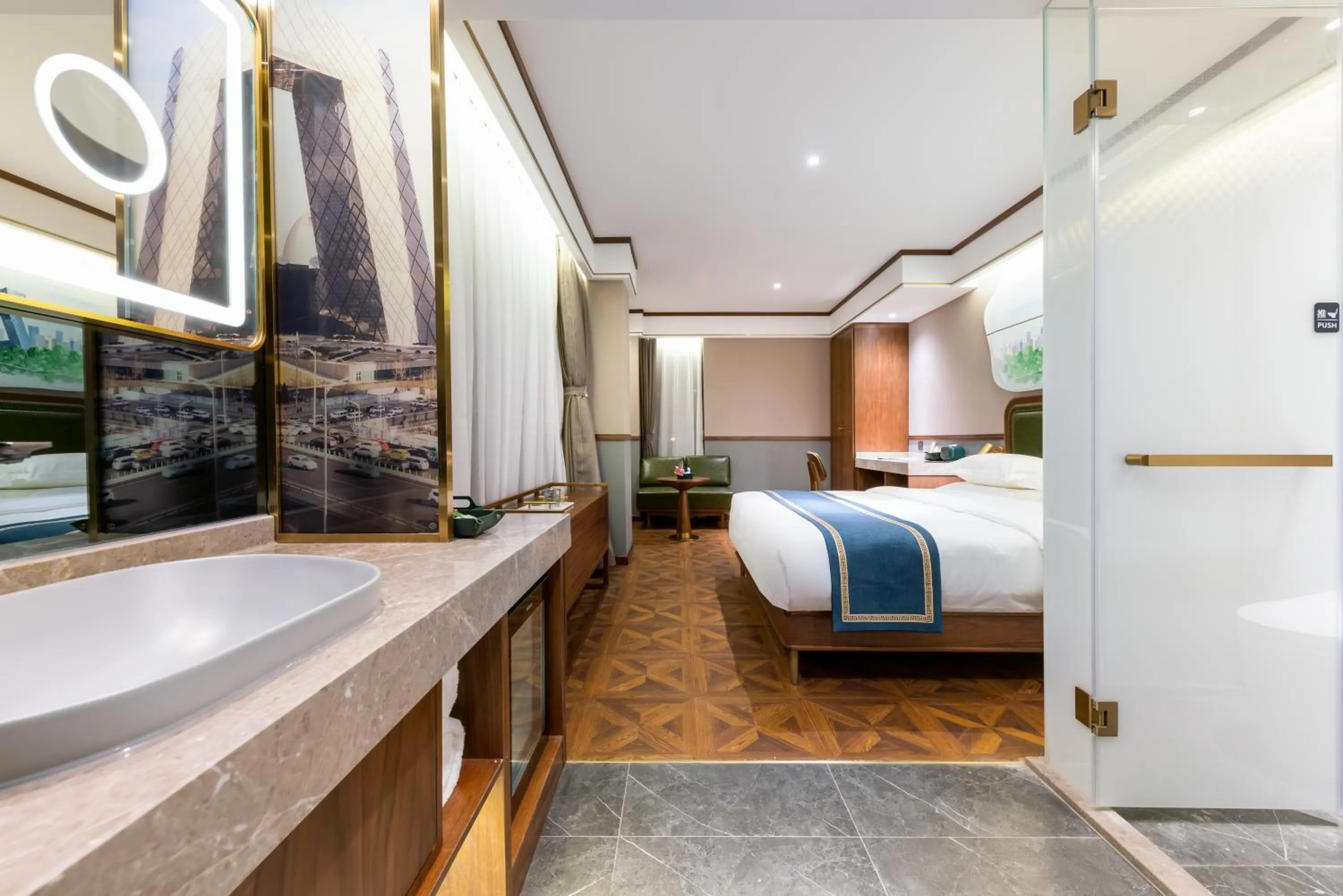 Photo of the whole room, Bed in Nostalgia S Hotel Beijing CCTV