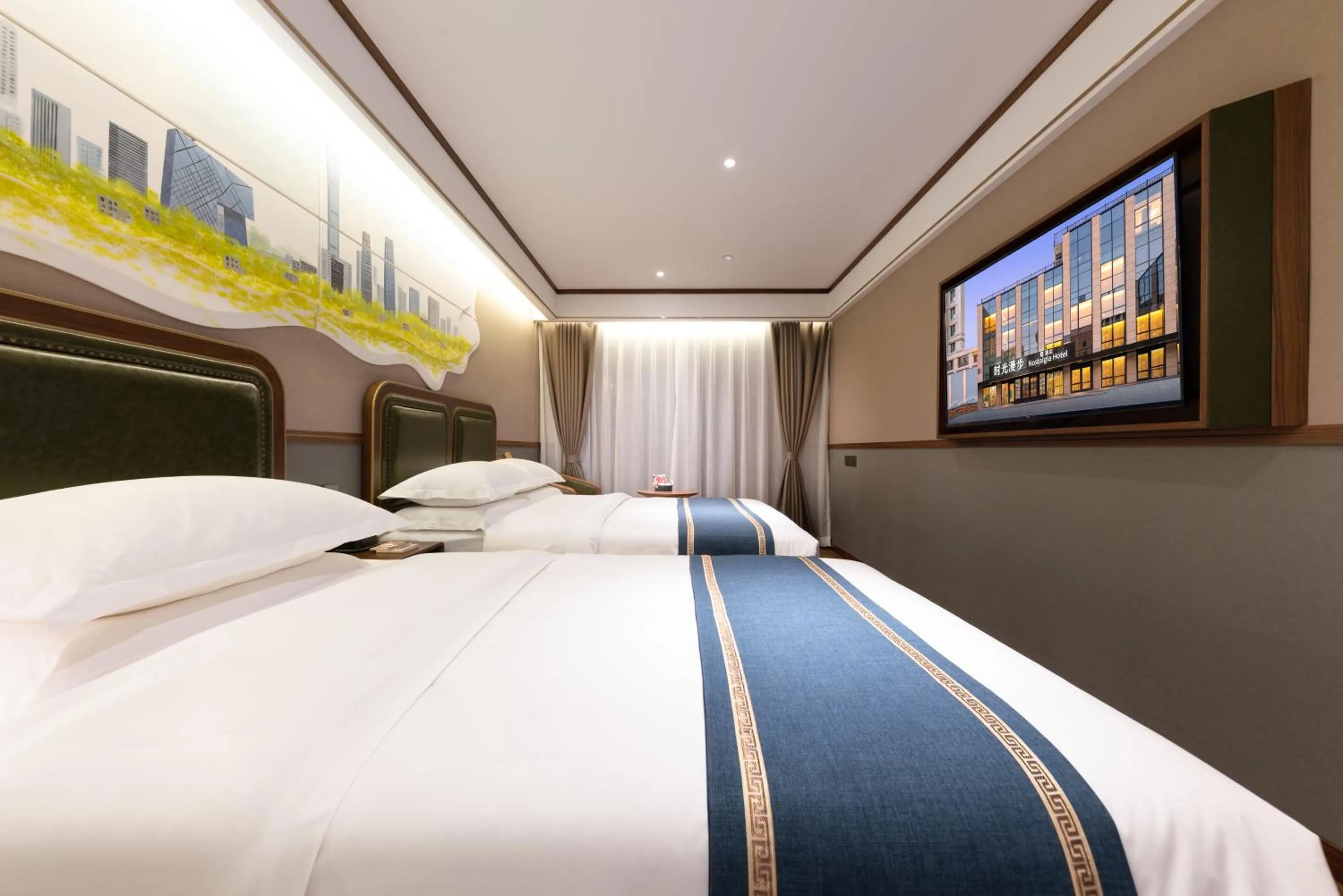 Bed in Nostalgia S Hotel Beijing CCTV