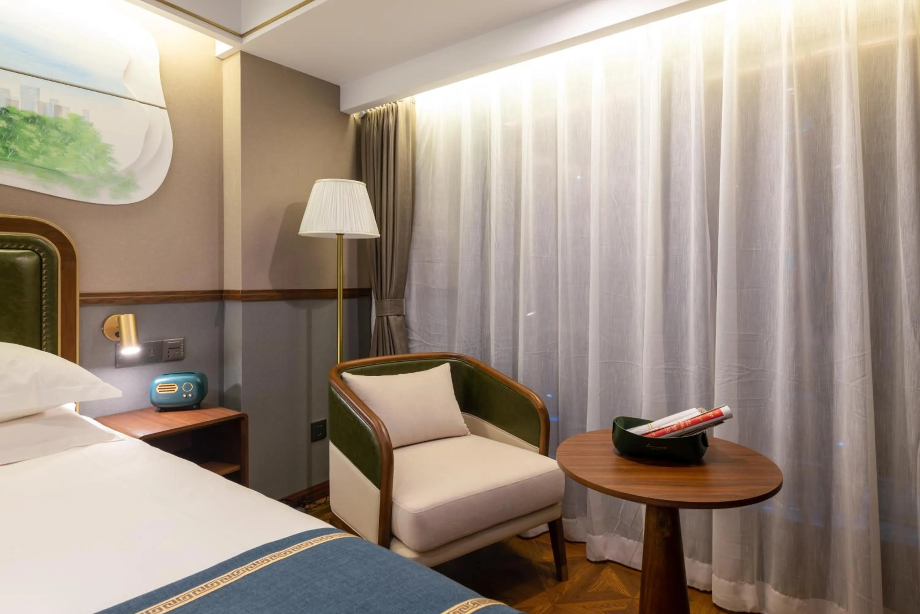 Bed in Nostalgia S Hotel Beijing CCTV