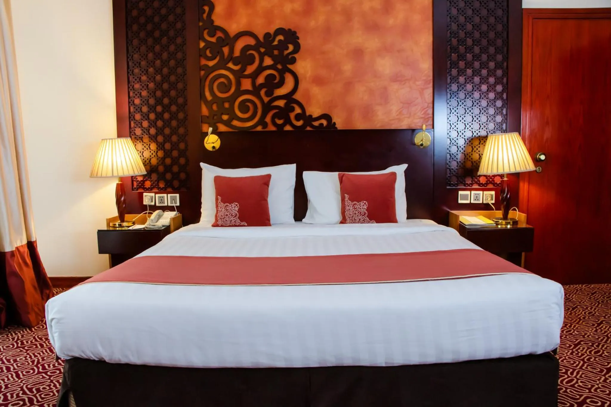 Bed in Dubai Grand Hotel by Fortune, Dubai Airport