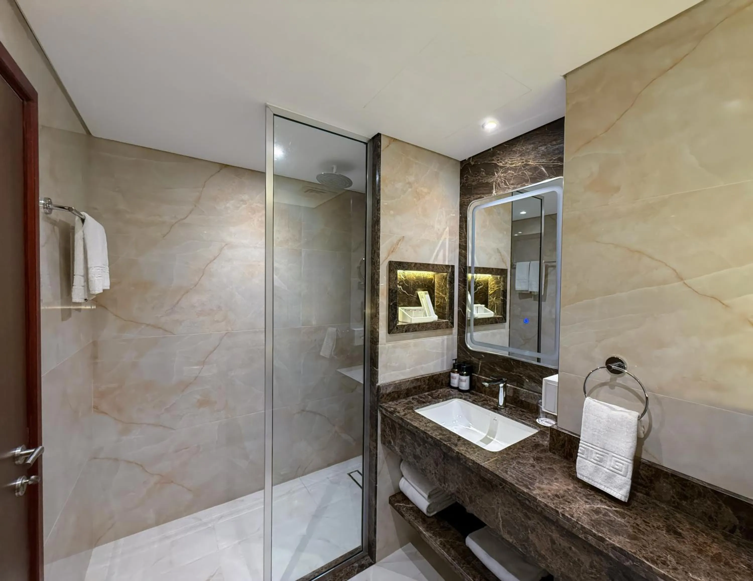 Bathroom in Dubai Grand Hotel by Fortune, Dubai Airport