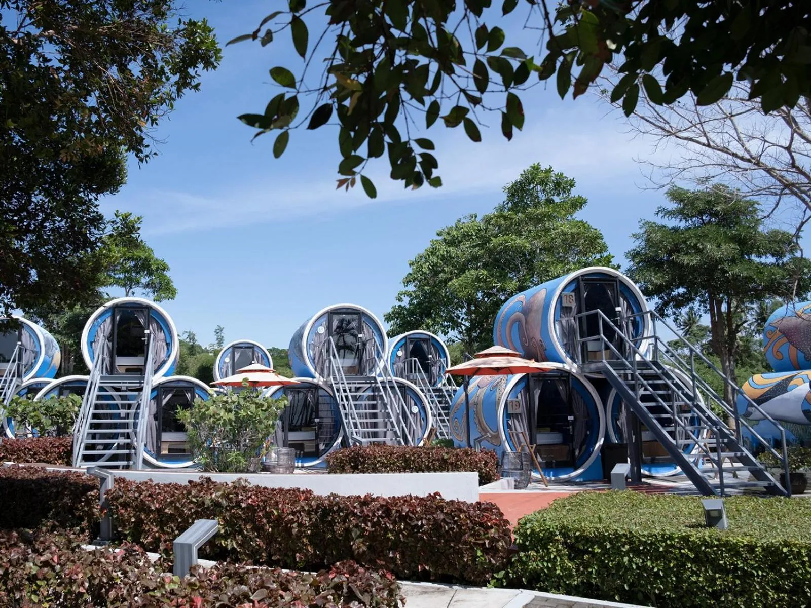 Pool view in Cocoons Club Laiya